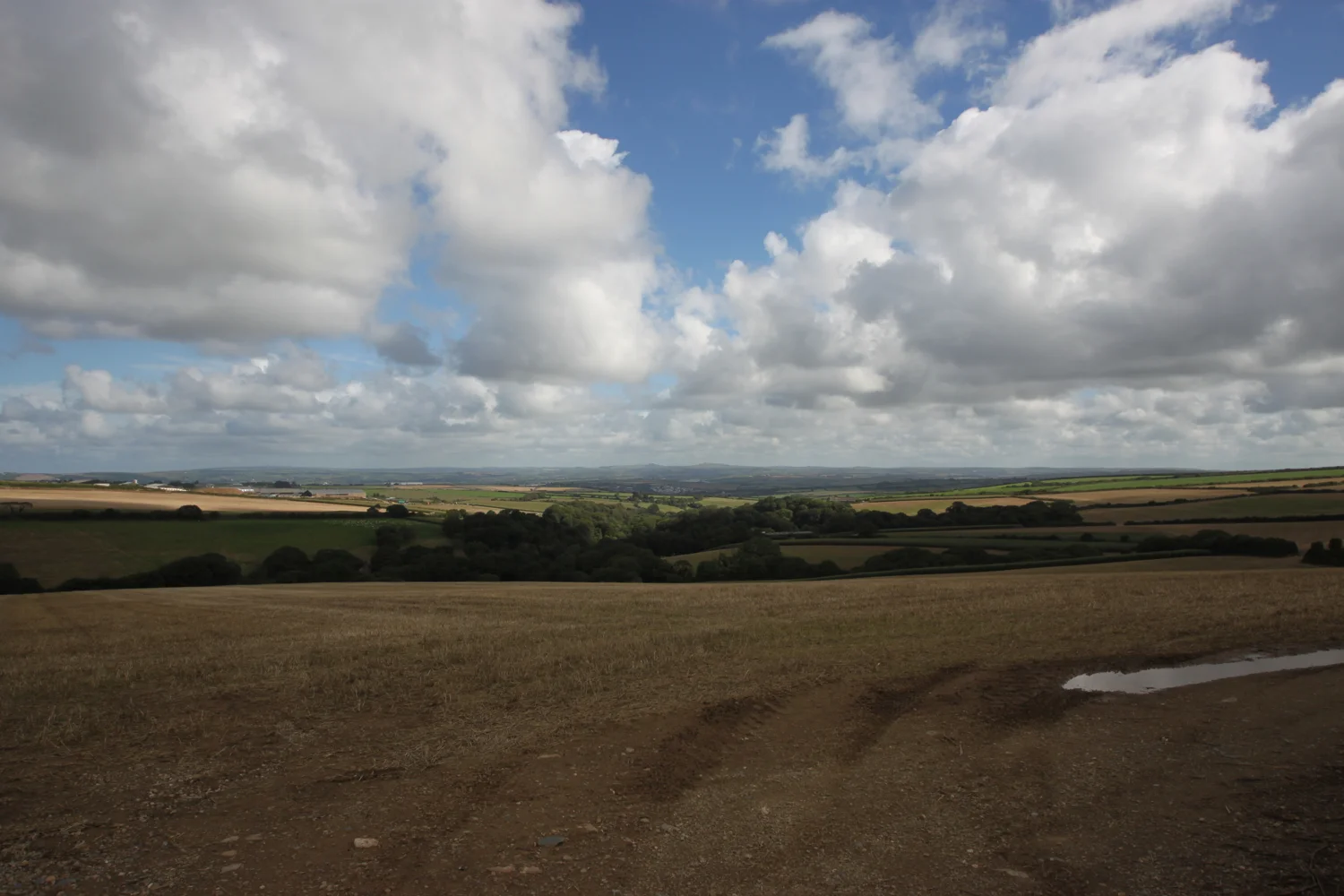 view from st breock downs