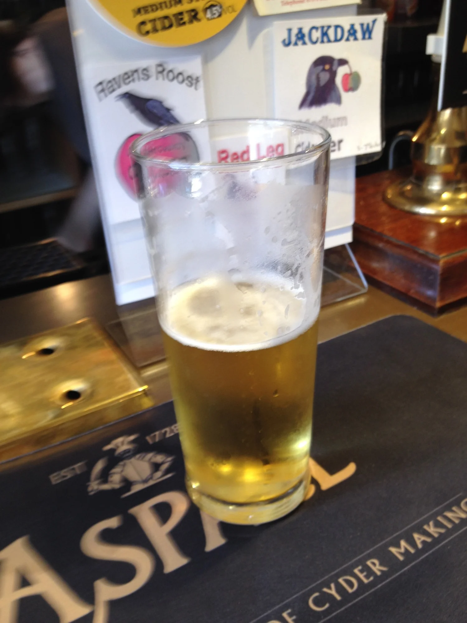 a rapidly emptying hells lager