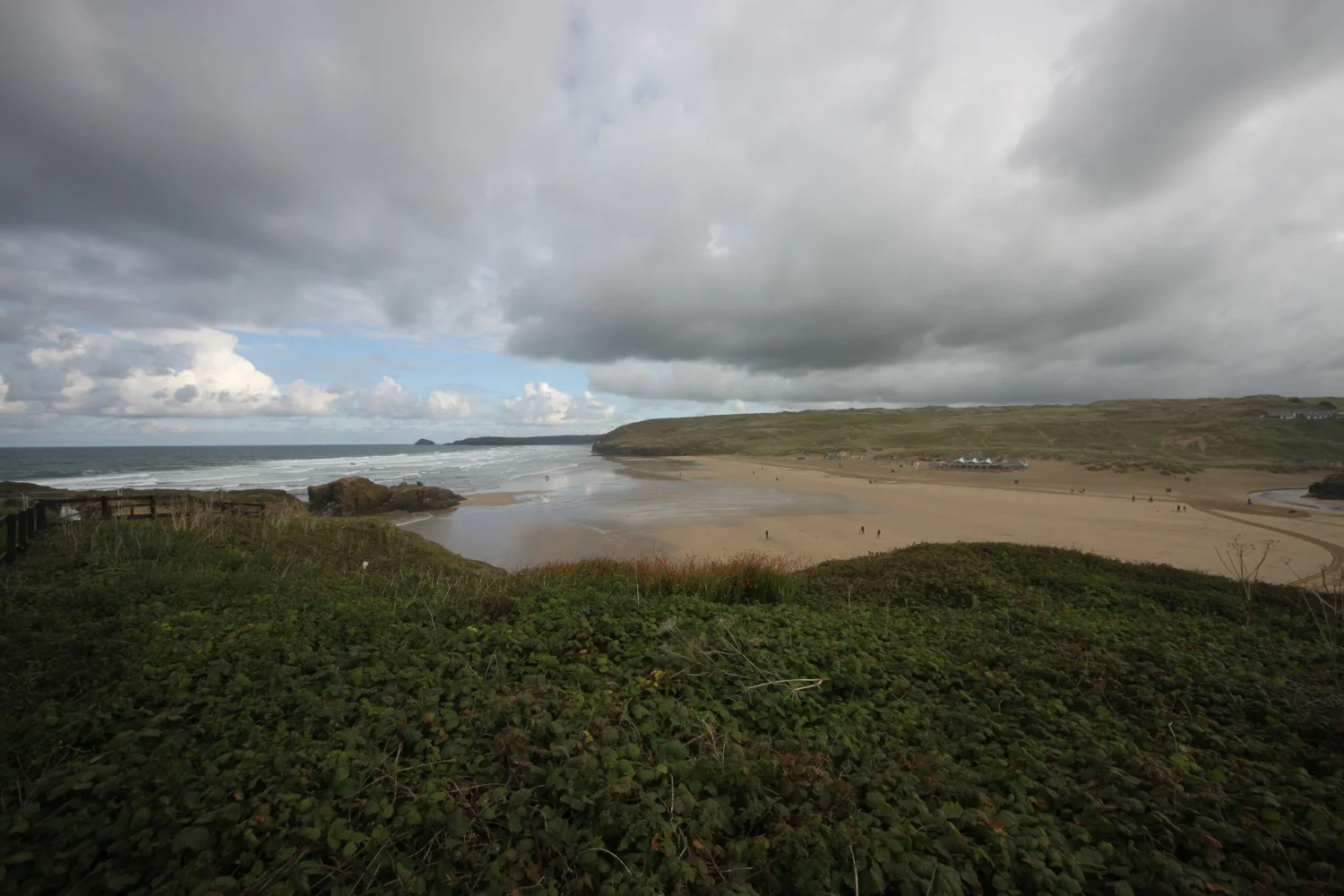 overlooking perranporth