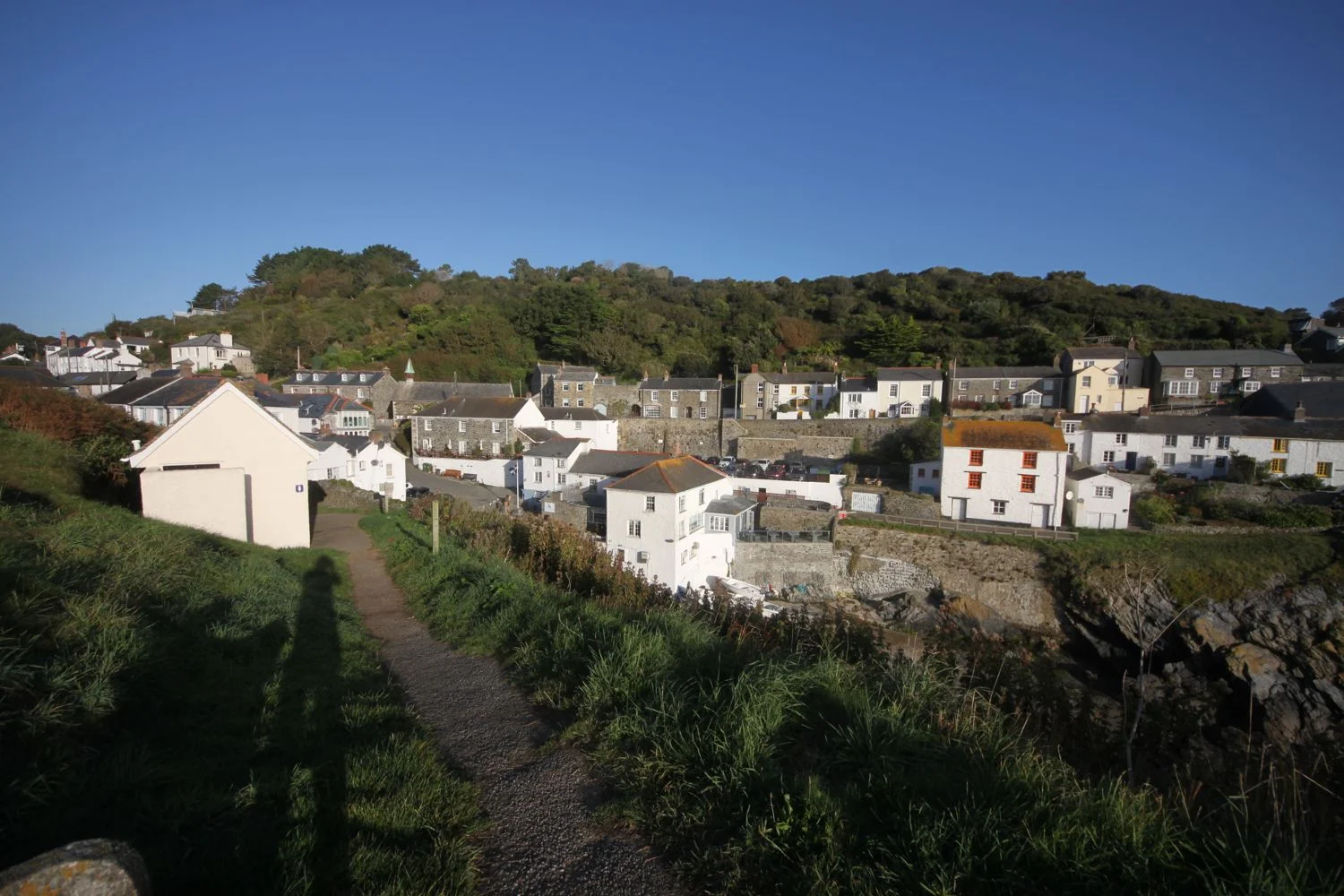 looking back across portloe