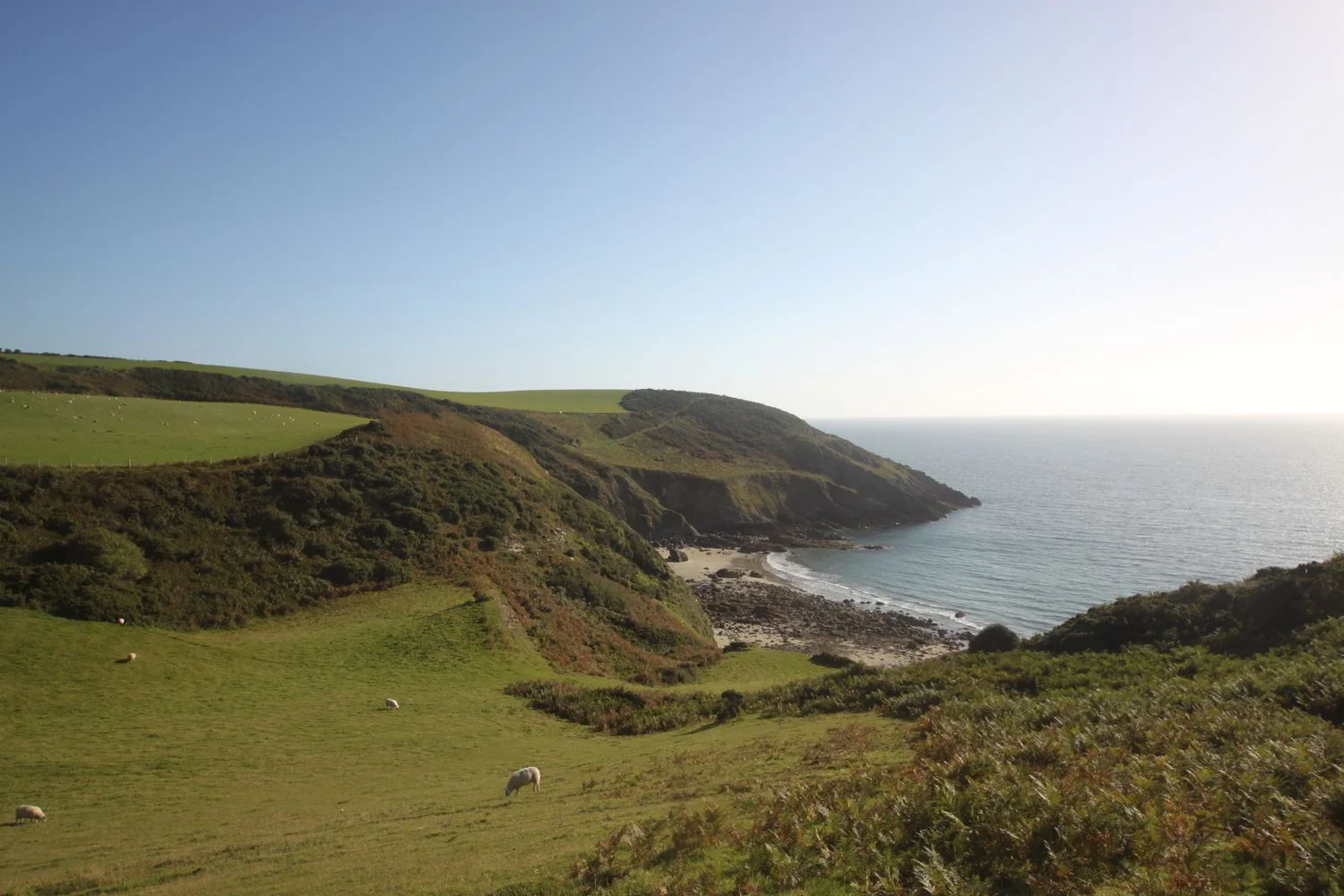 looking back over kiberick cove