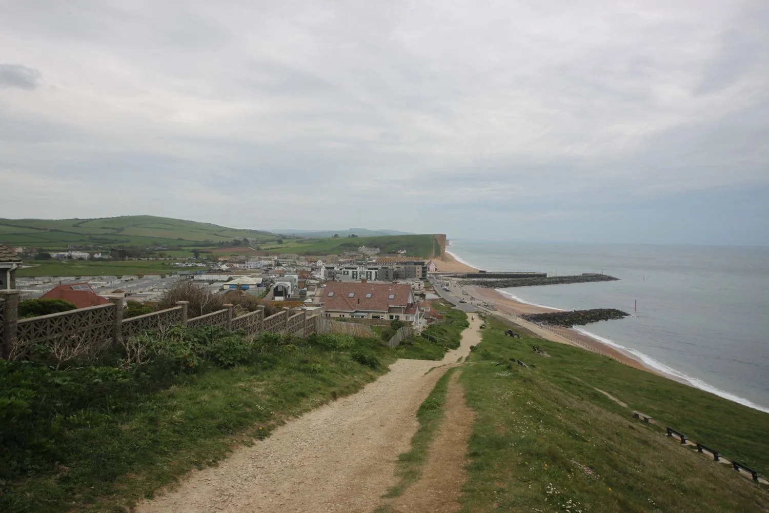 descending to west bay