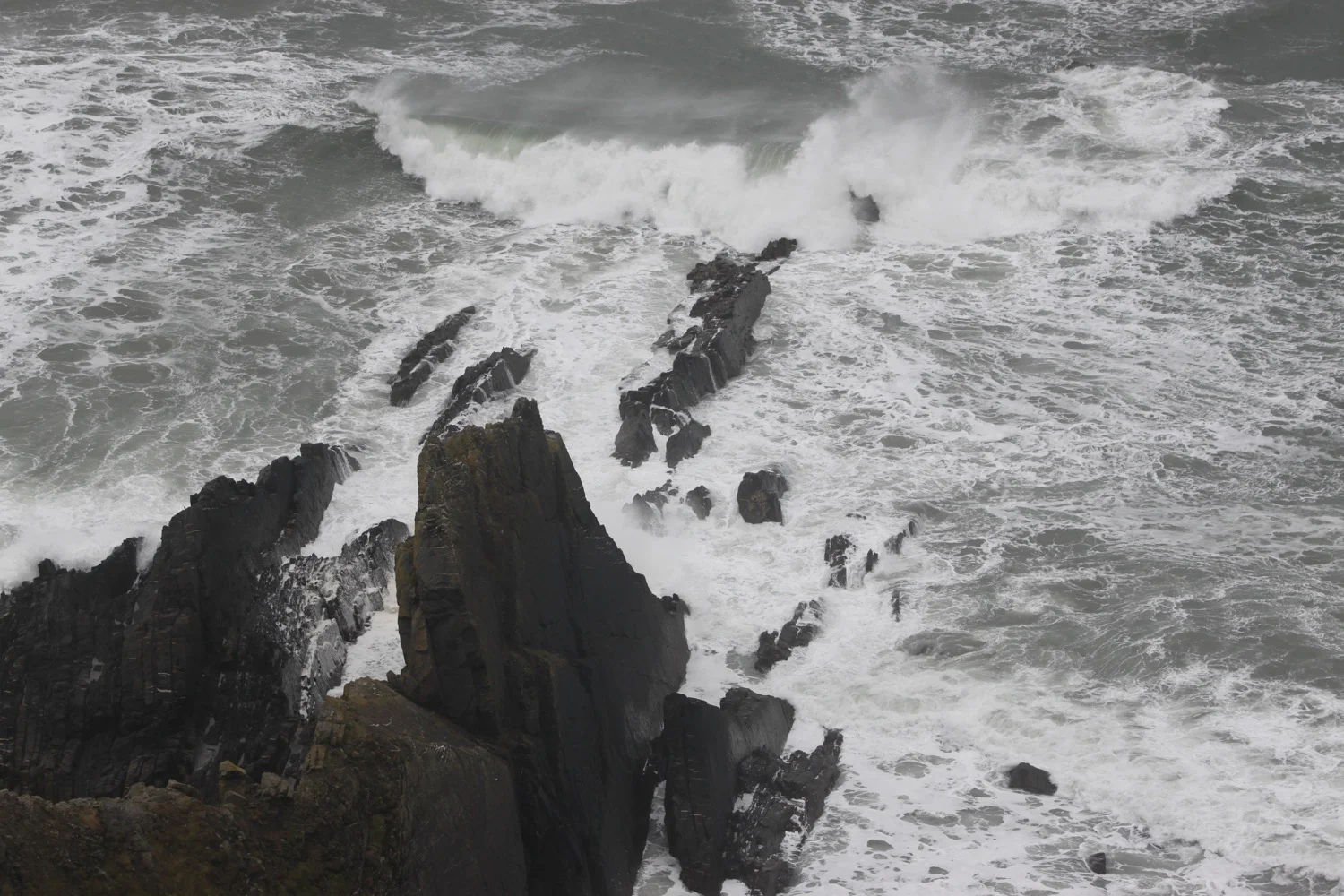 raging sea