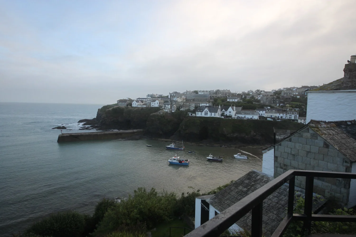 view back over port isaac