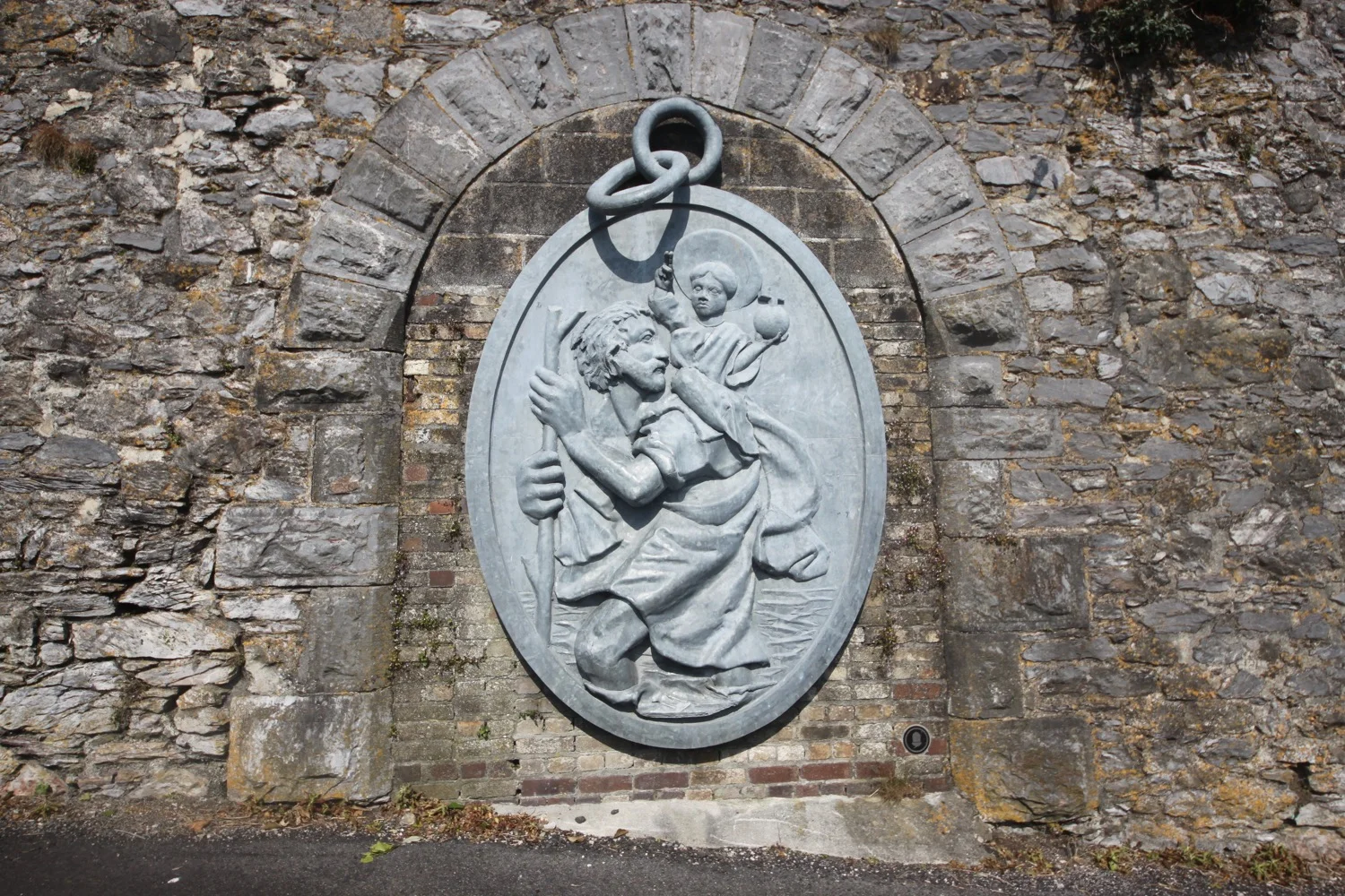 saint christopher medallion
