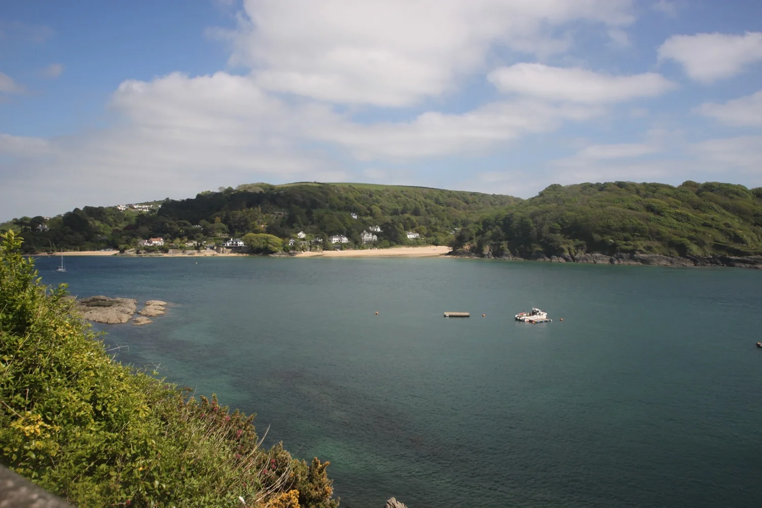 view over to east portlemouth