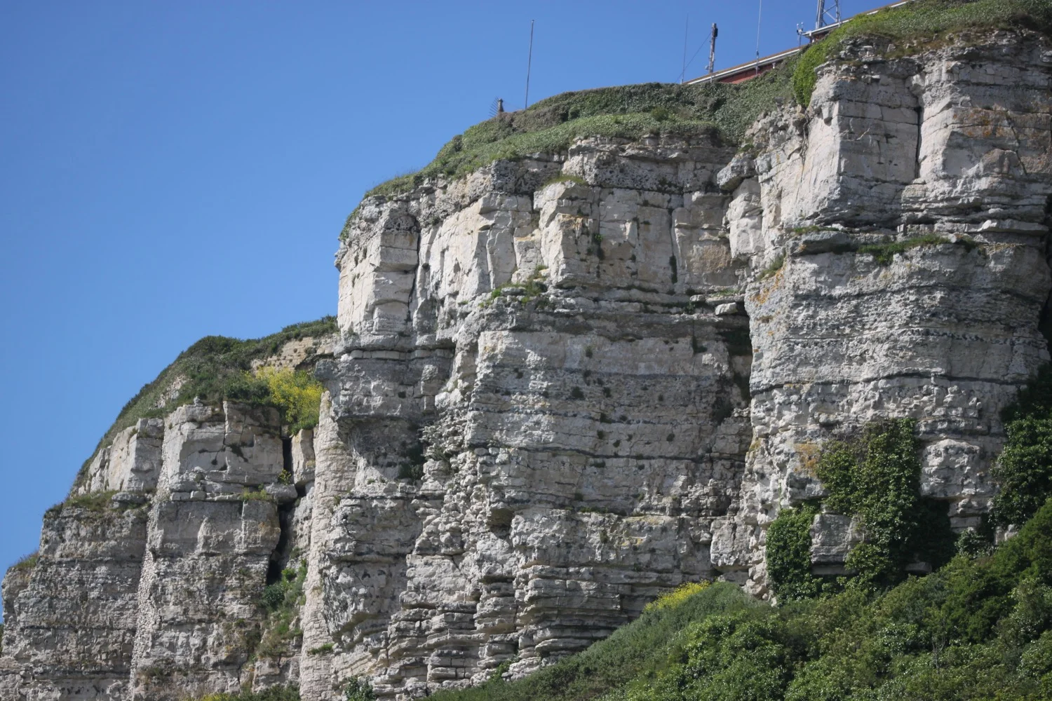 towering cliff faces
