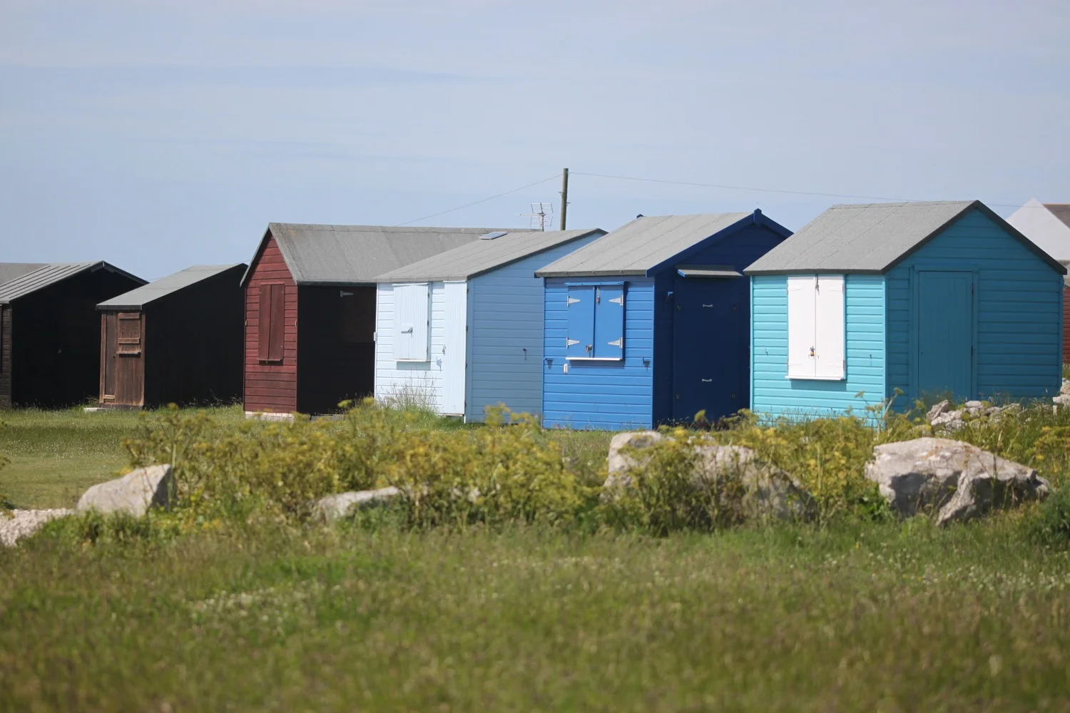 beach huts