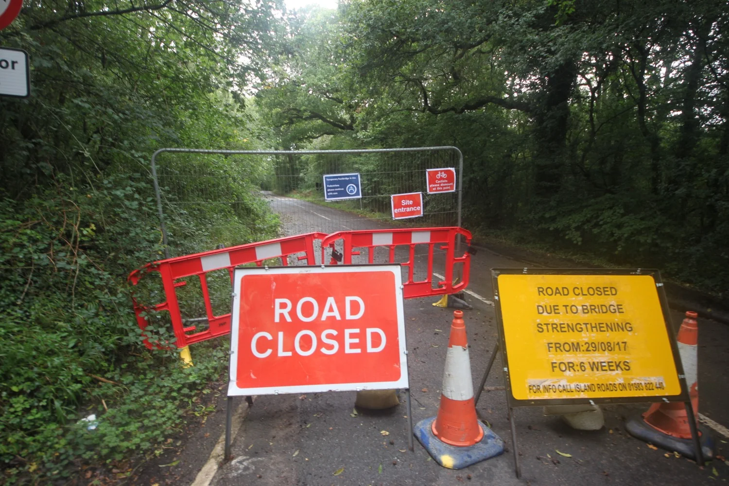 road closure