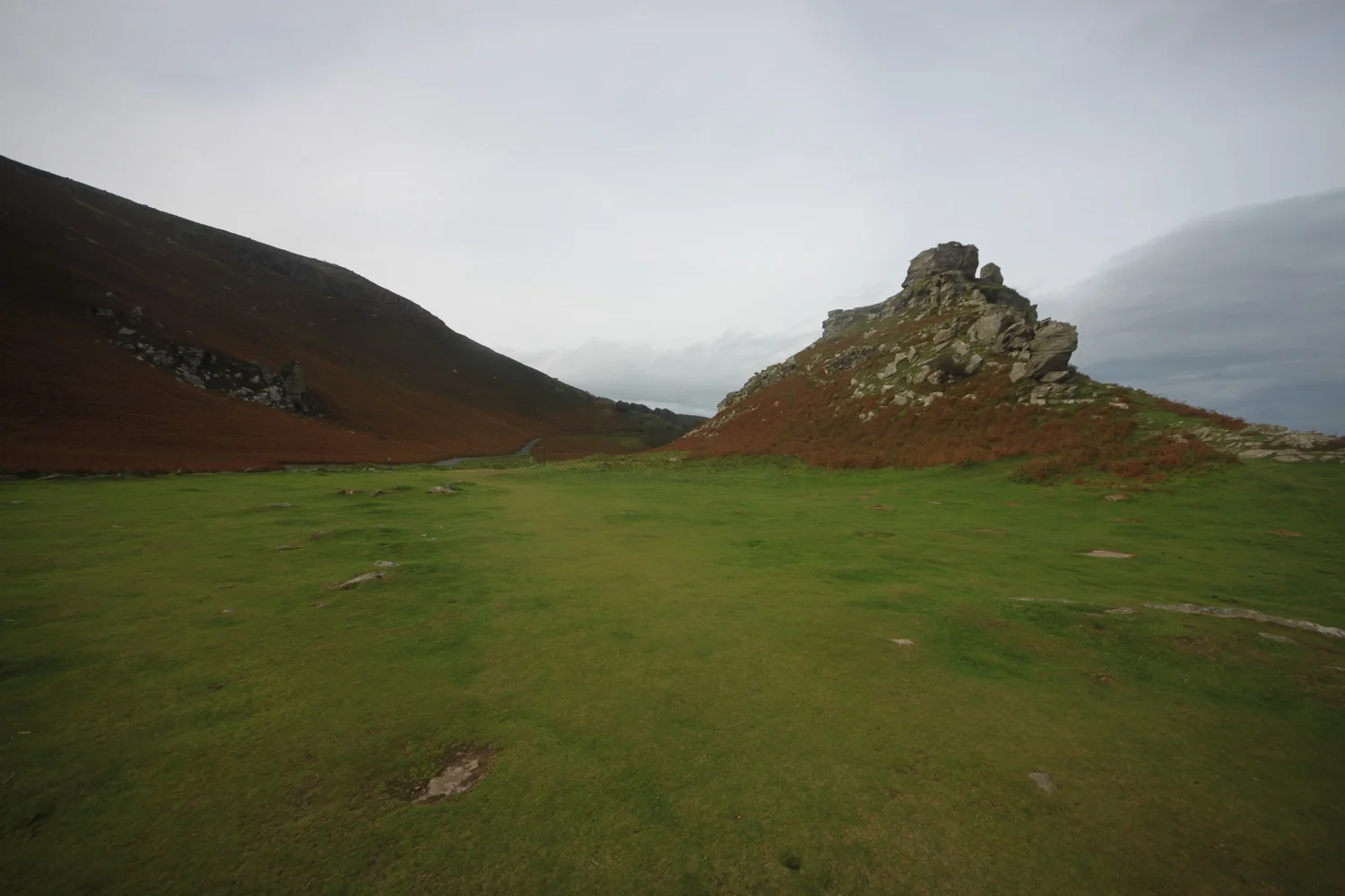 entering the valley of rocks