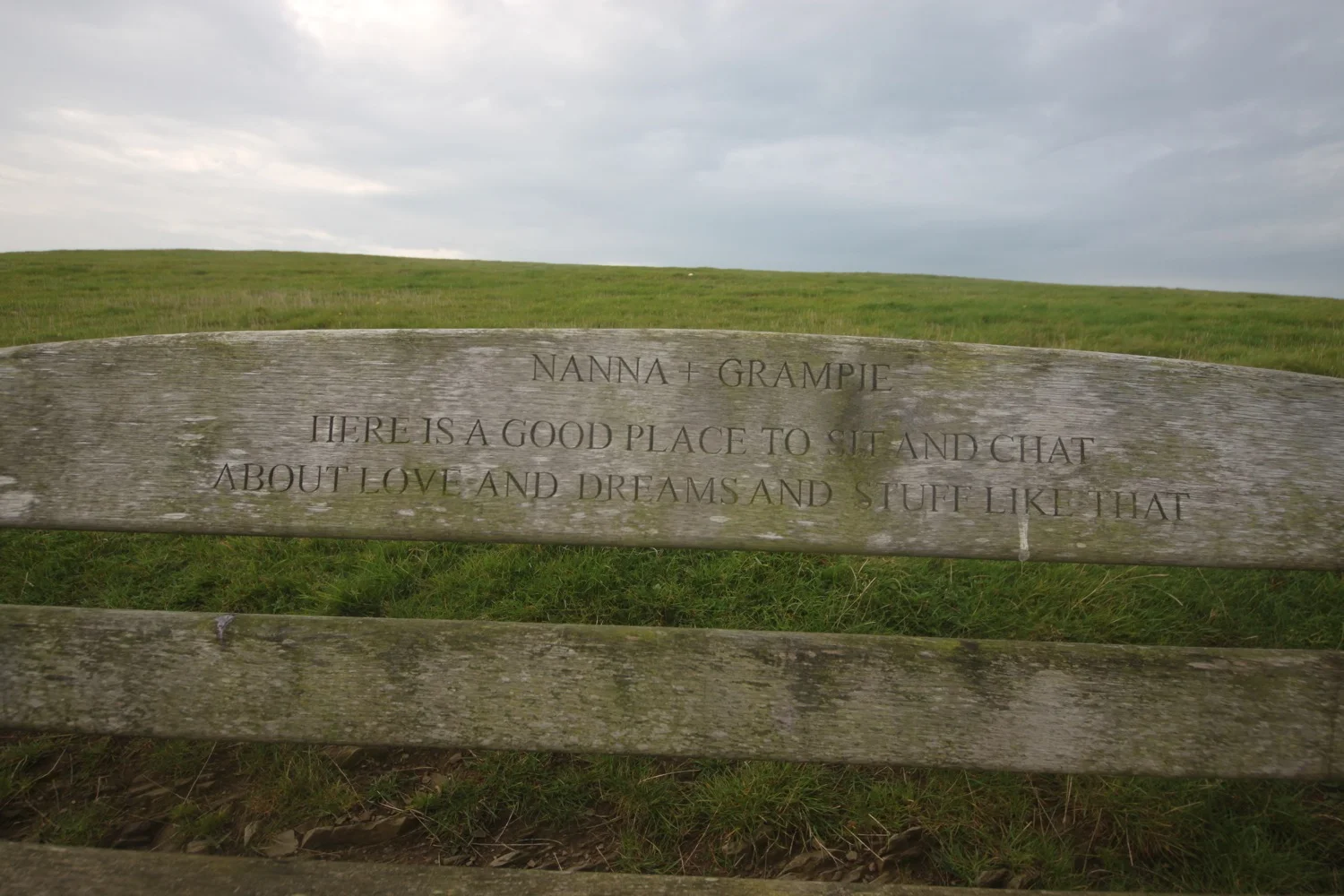 memorial bench
