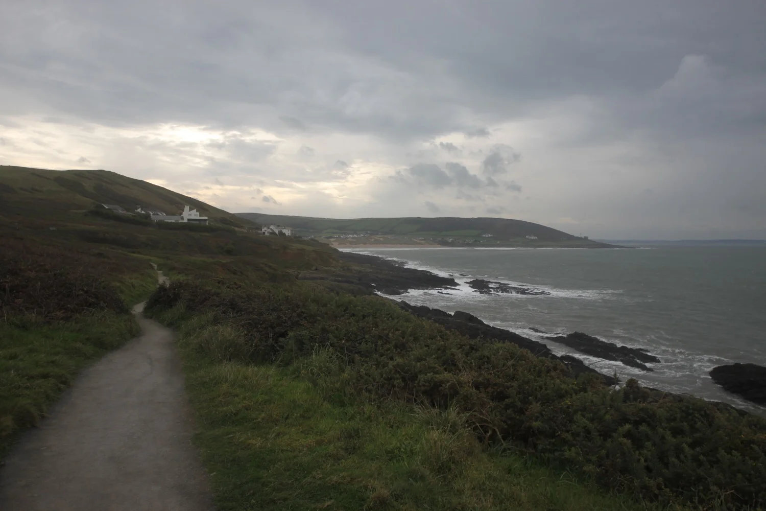 view over croyde