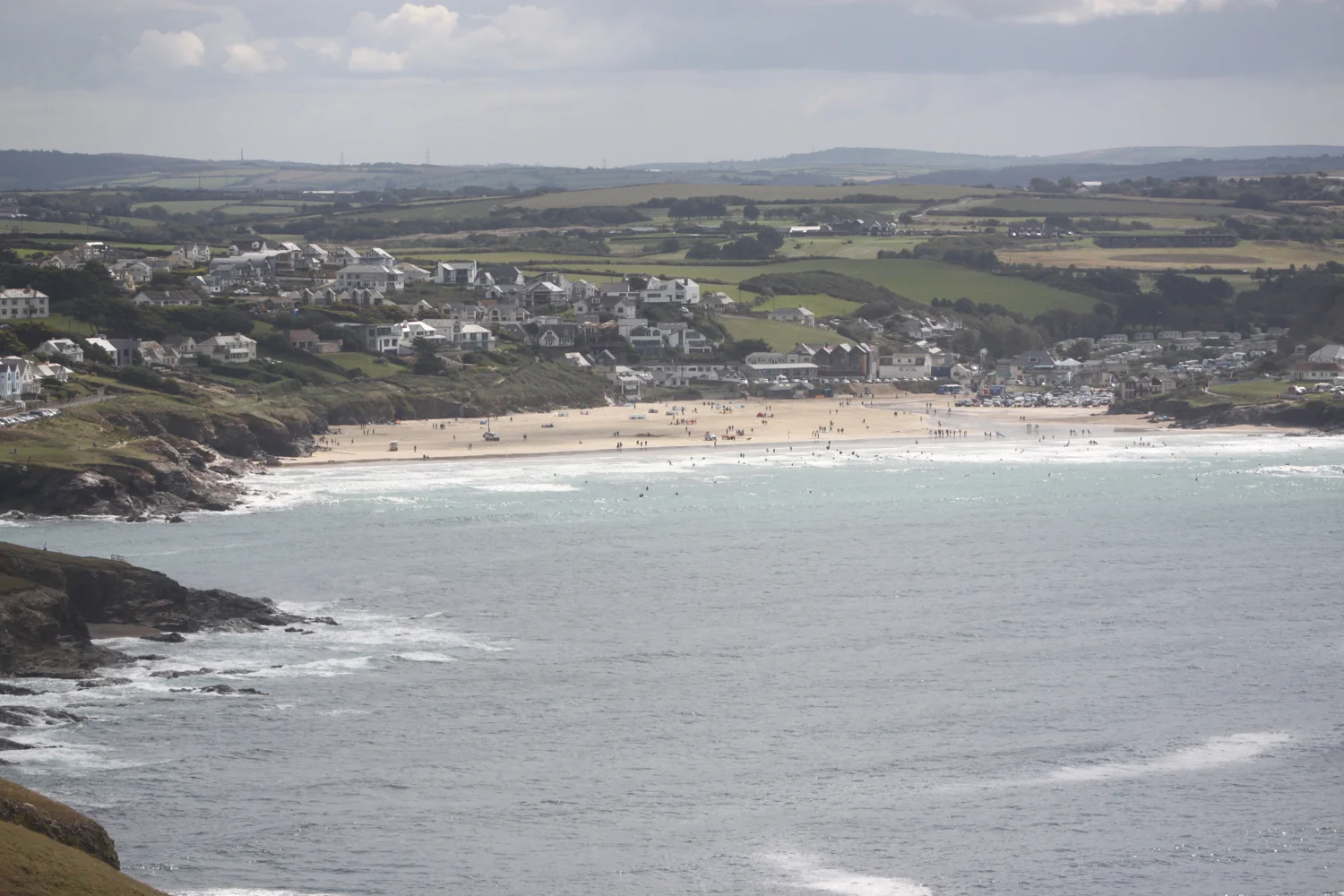 view over polzeath