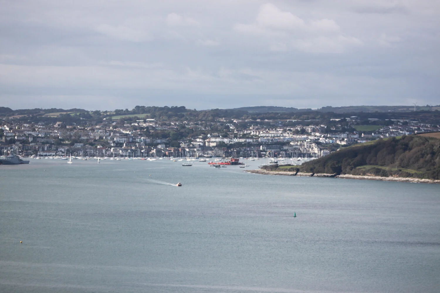 view over falmouth