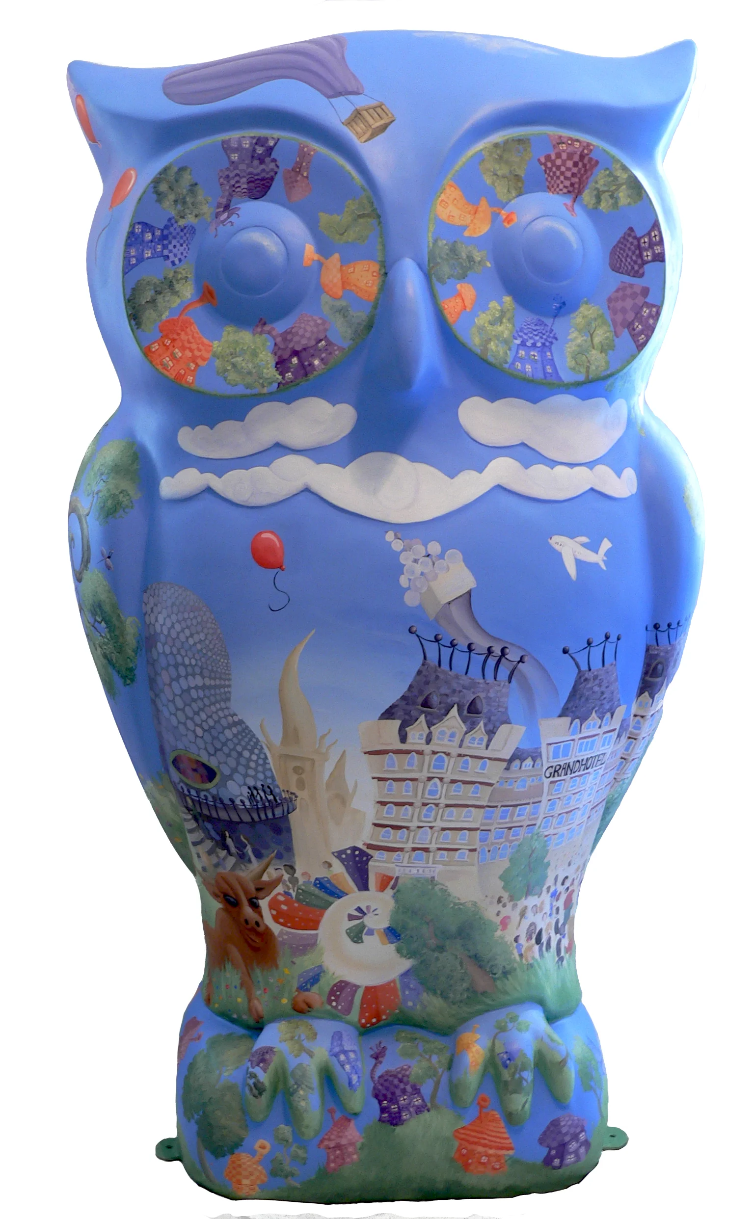 Swirly whirly Birmingham Owl-Land Front