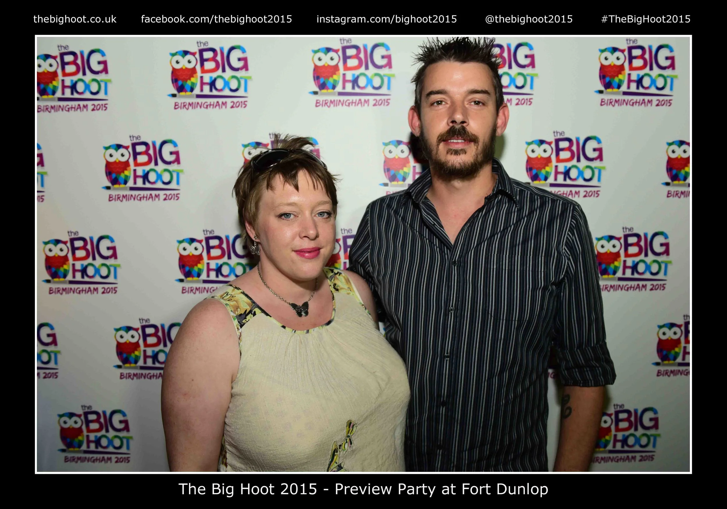 Rachel at the Big Hoot Preview party at Fort Dunlop