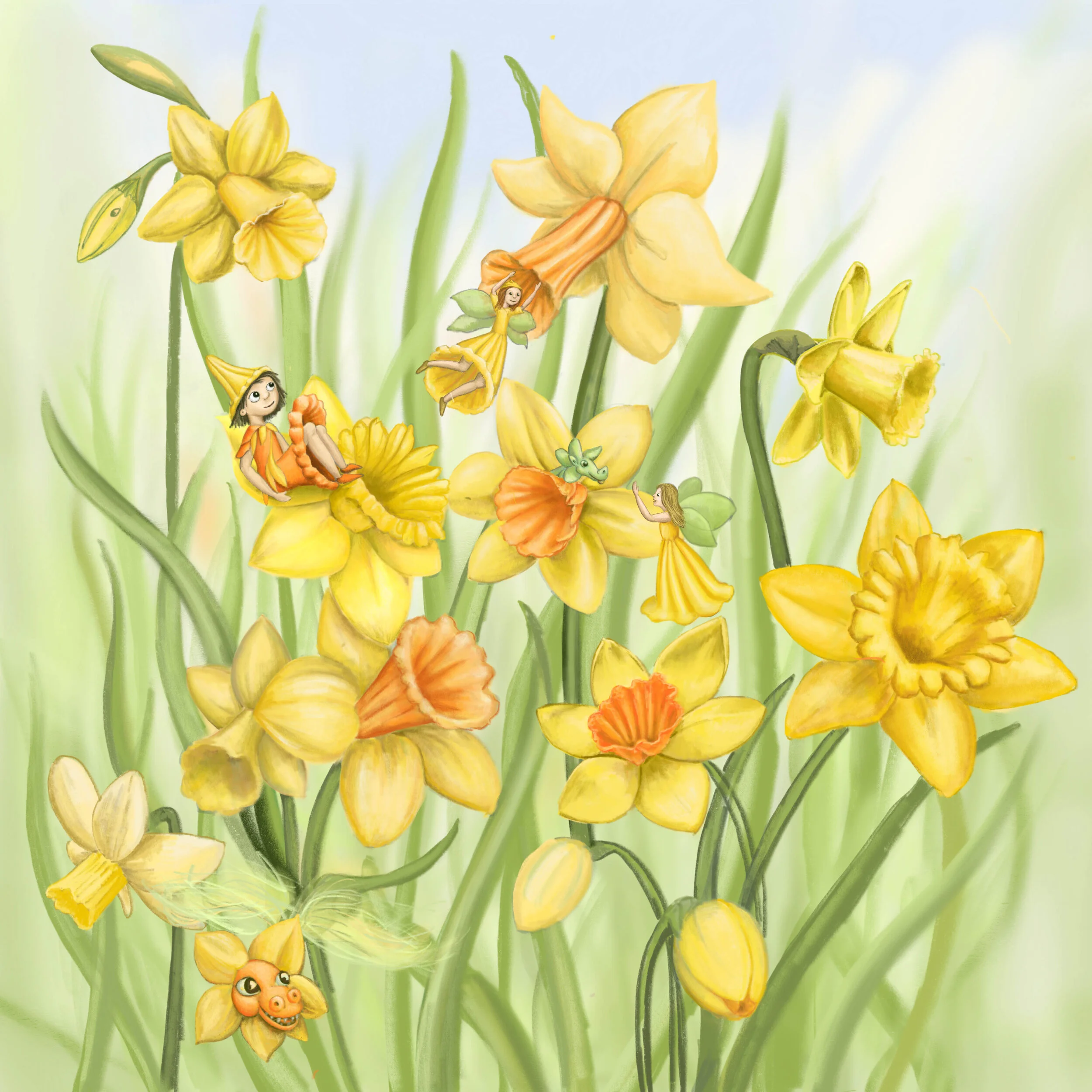 Dancing Daffodils