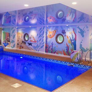 Private Swimming Pool Mural