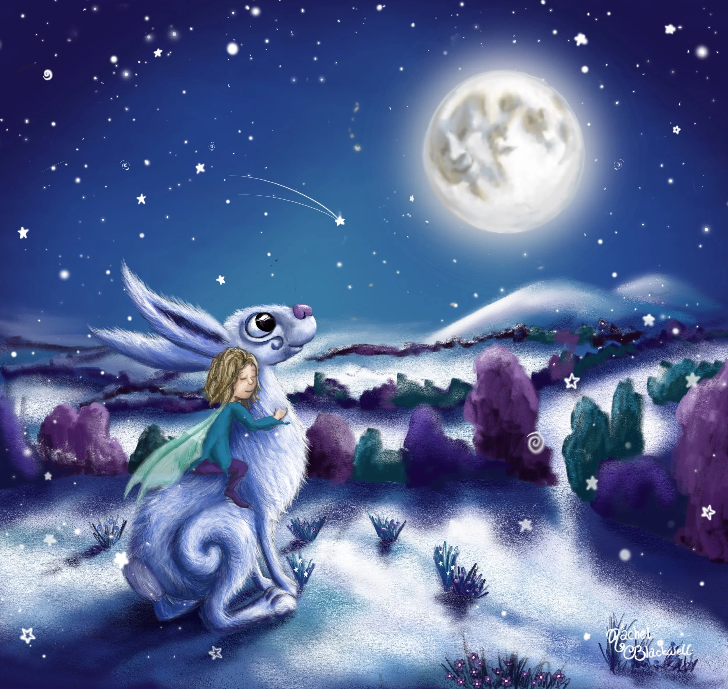 The Frosty Moon - Prints/ Products
