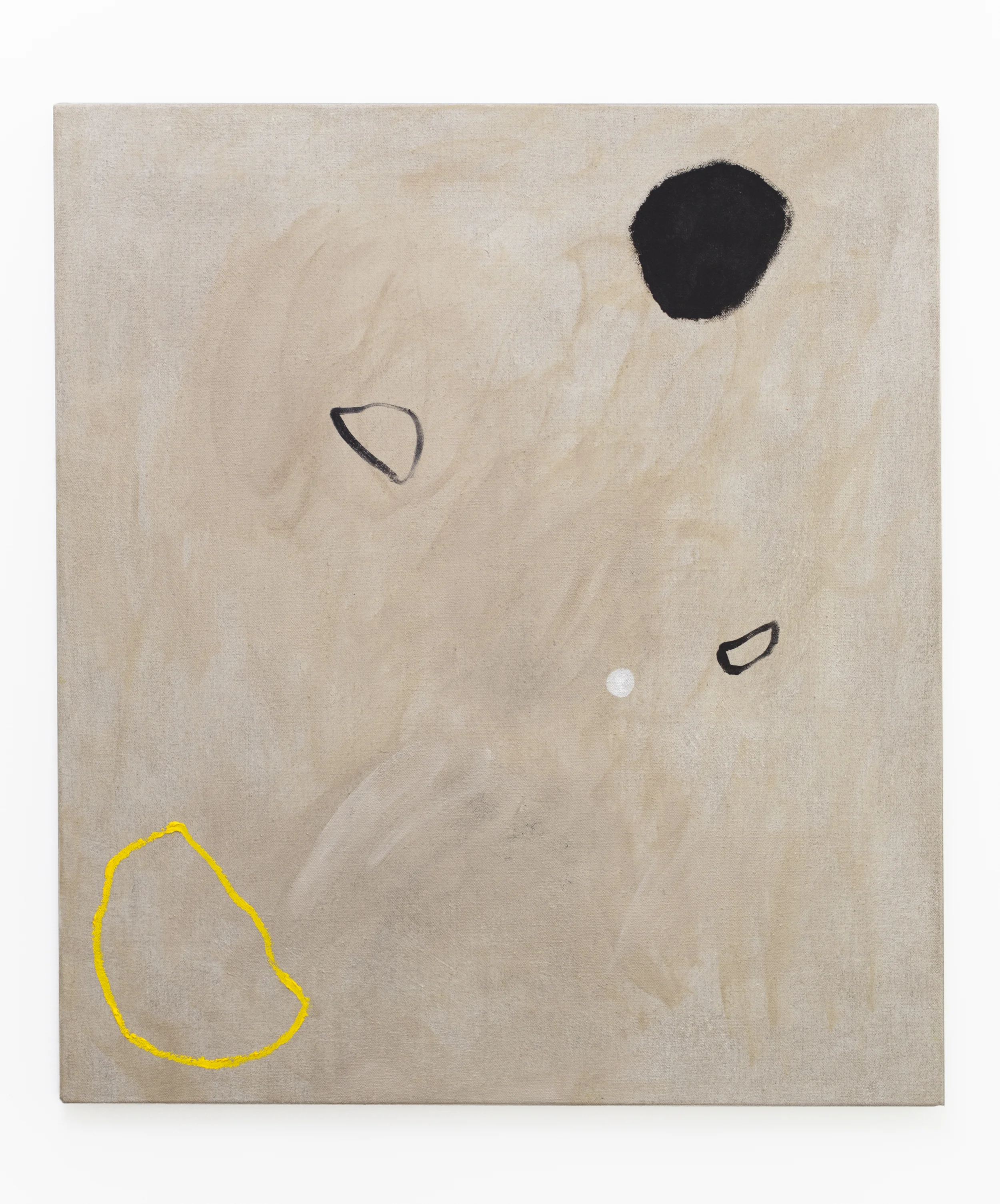 Eleanor Louise Butt, Untitled, 2016. Oil and charcoal pigment on Belgian linen 87cm x 76cm