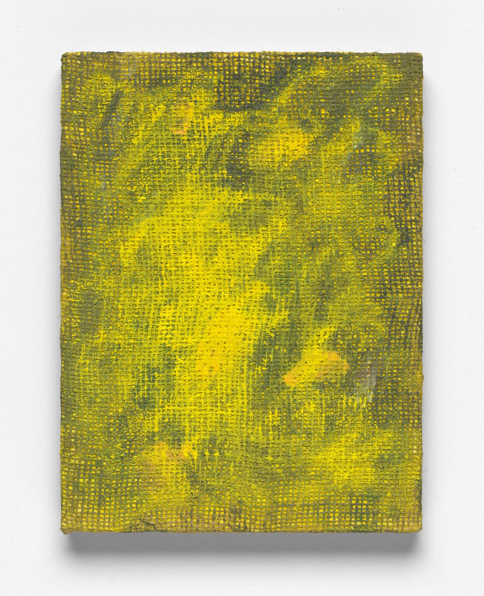 After L’Été 3, Oil on Hessian on Board, 30 x 23cm, 2018. Photograph by Matthew Stanton.