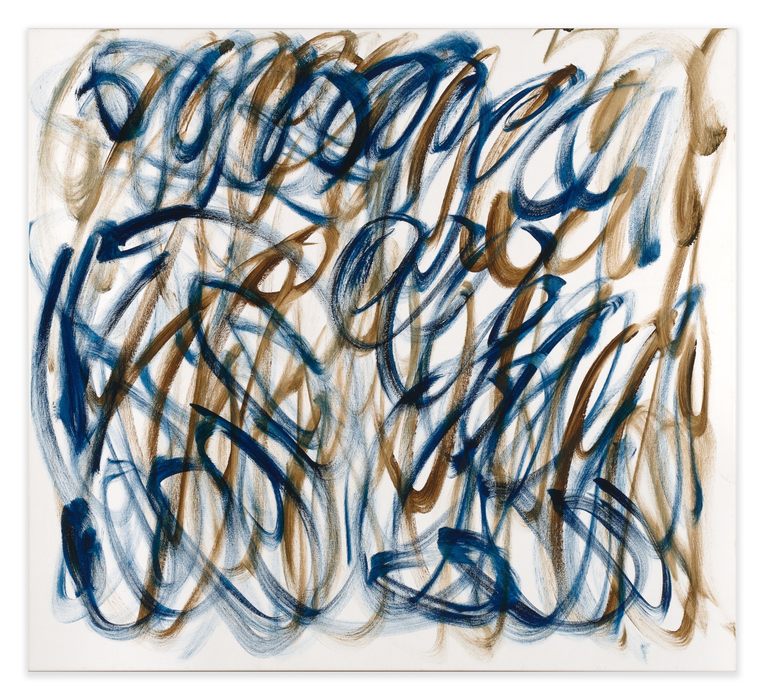 Eleanor Louise Butt. Echoed encounter, 2026, acrylic on cotton, 167.5 x 152.5 cm