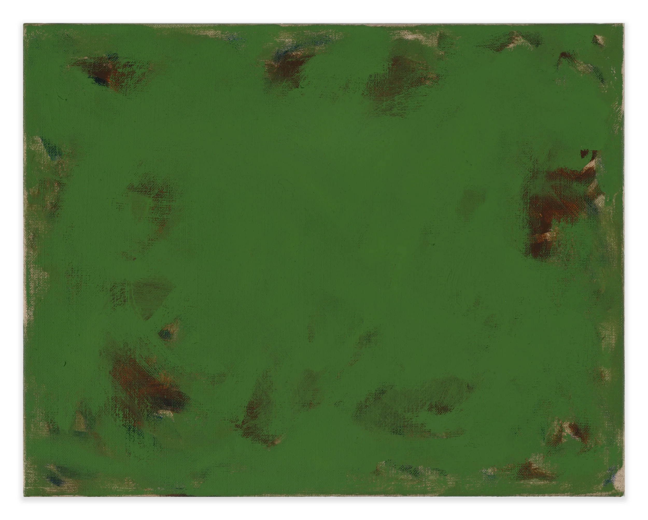 Eleanor Louise Butt. Green and brown entanglements, 2025,  oil on linen, 28 x 35.5 cm