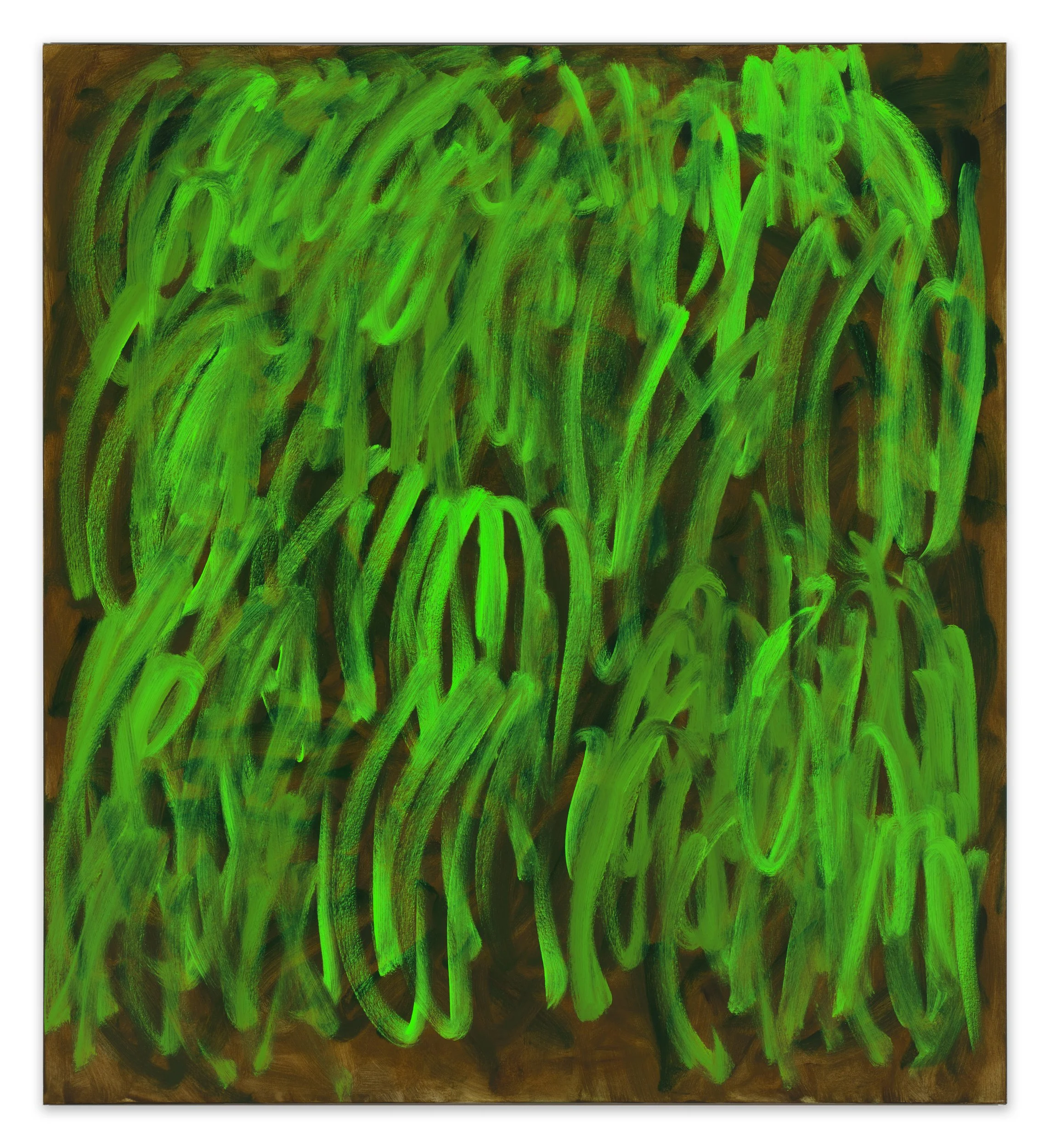 Eleanor Louise Butt. Untitled (constant unfolding), 2025, oil on cotton,  167.5 x 152.5 cm