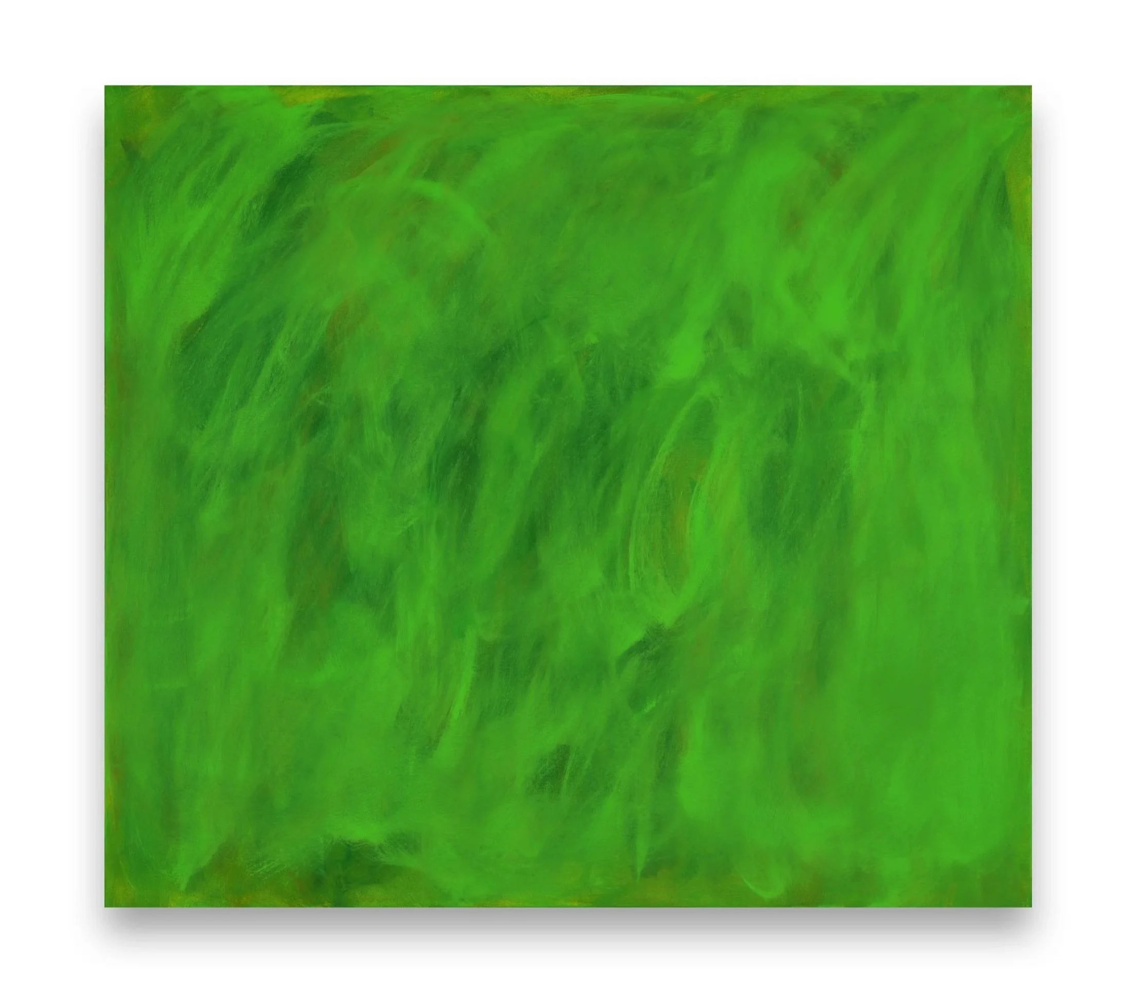 Eleanor Louise Butt, Untitled (green thicket), 2026, 122 x 137cm, oil on cotton