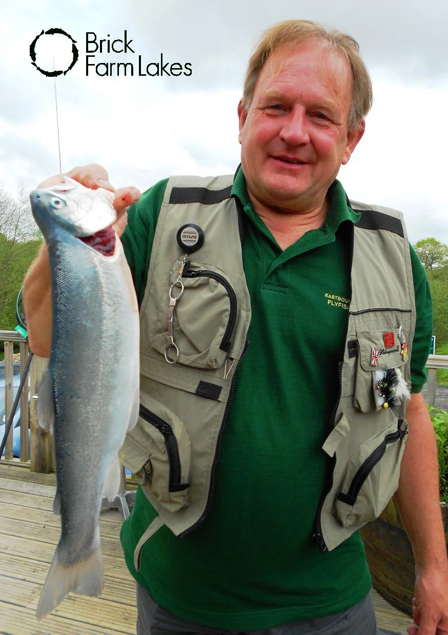Brian Wood from Eastbourne catches first ever blue trout out of Well Lake, a 2lb 1oz on a Gold Head