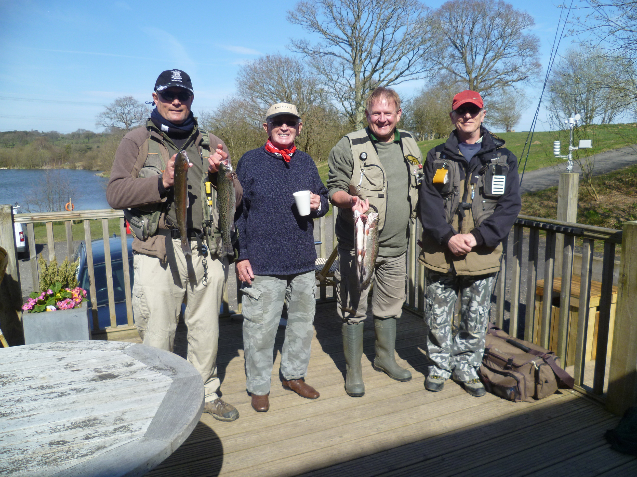 Four of the finalists Troutmasters Senior Competition 12.4.15.JPG