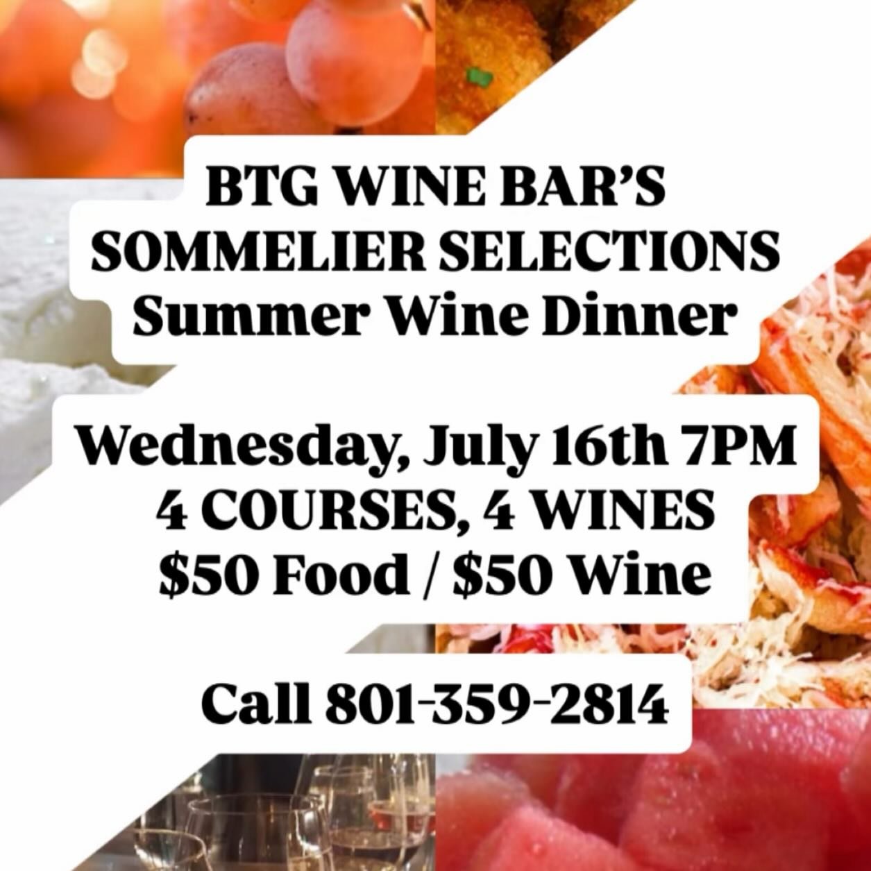Don&rsquo;t miss our Summer Wine Dinner at BTG Wine Bar - Sommelier&rsquo;s Selections!

Prepare for an unforgettable culinary journey as Sommelier Louie presents 4 of his hand-picked wine selections, each artfully paired with a delectable course fro