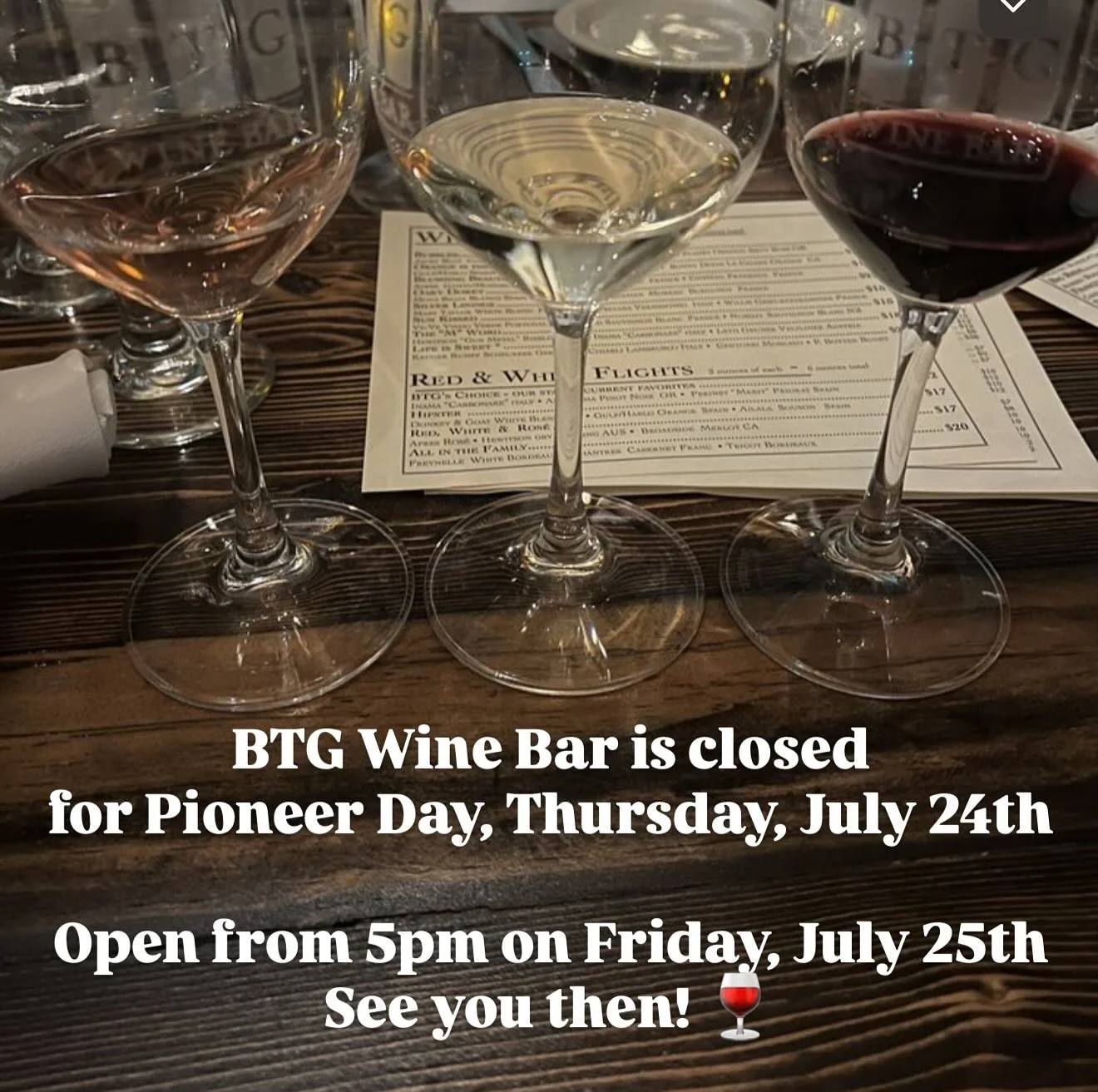 See you on Friday! Cheers! 🍾