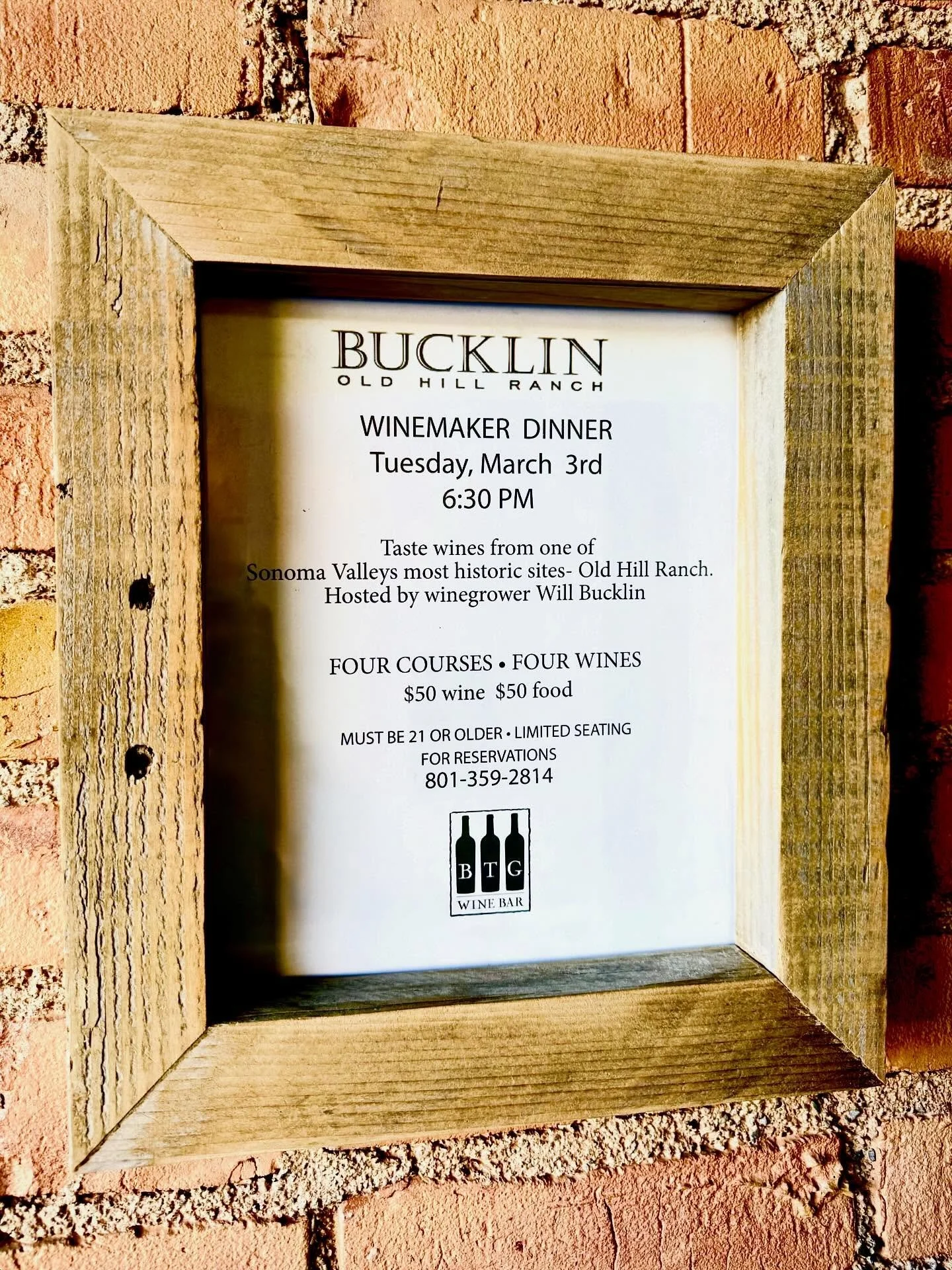 Save the date: Tuesday, March 3rd! Wine and food details coming soon! 🍷