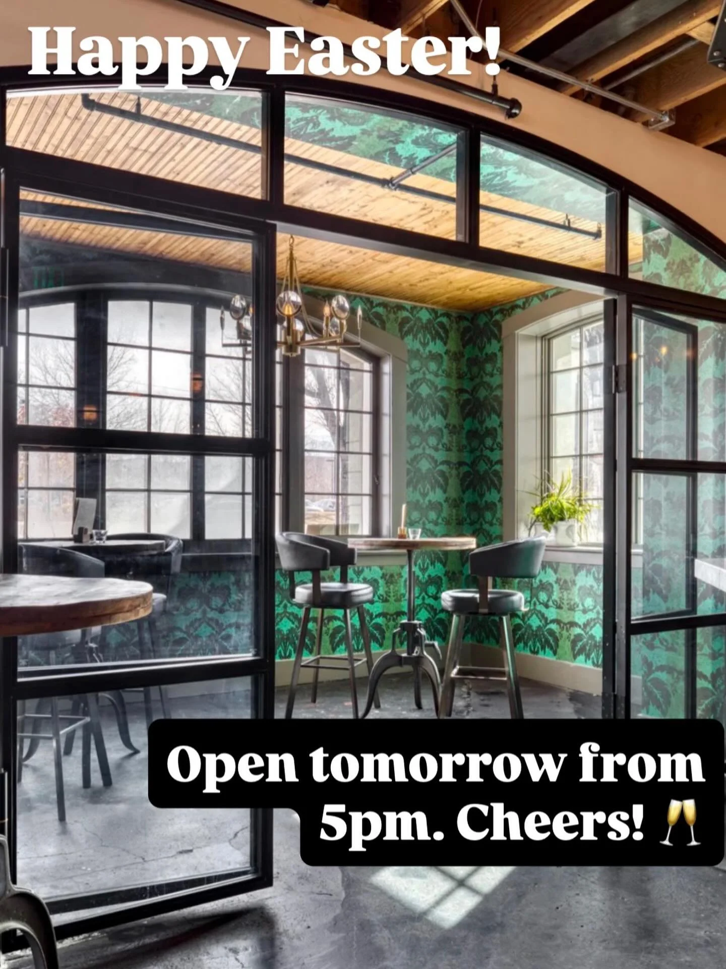 BTG Wine Bar is closed for the holiday. 🐣

We hope to see you tomorrow! Cheers! 🥂