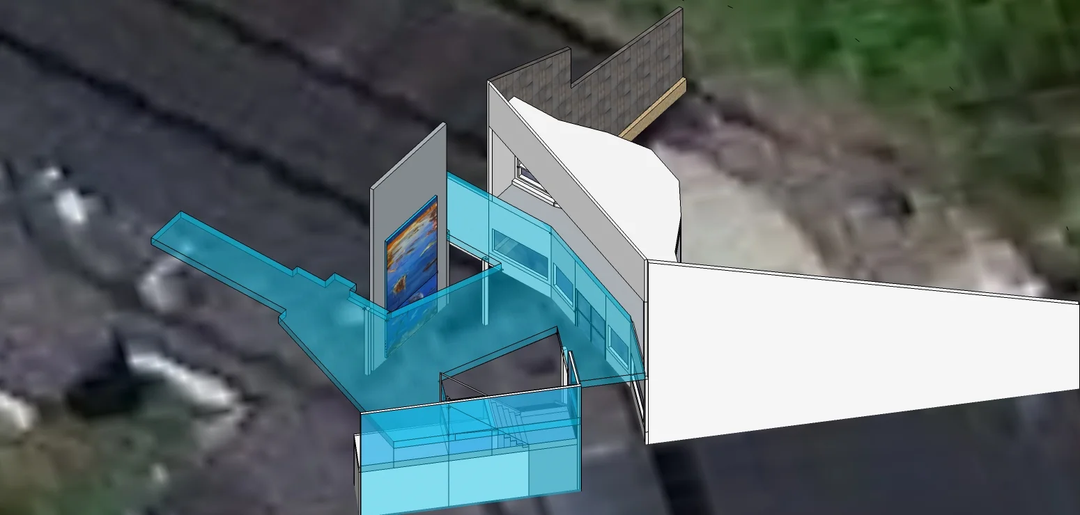 UNE MSC Foyer and Mural