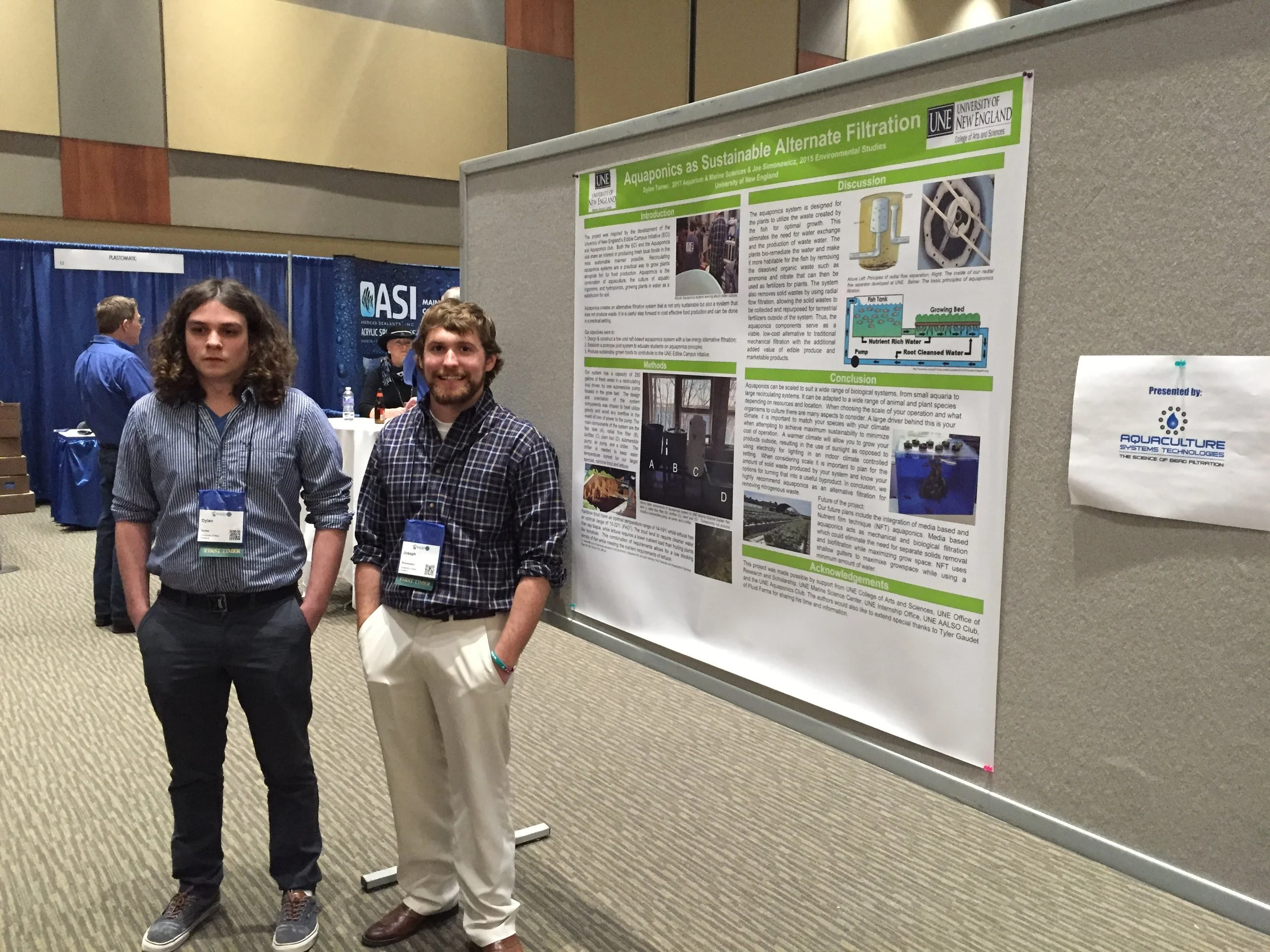 Aquaponics interns present at AALSO!