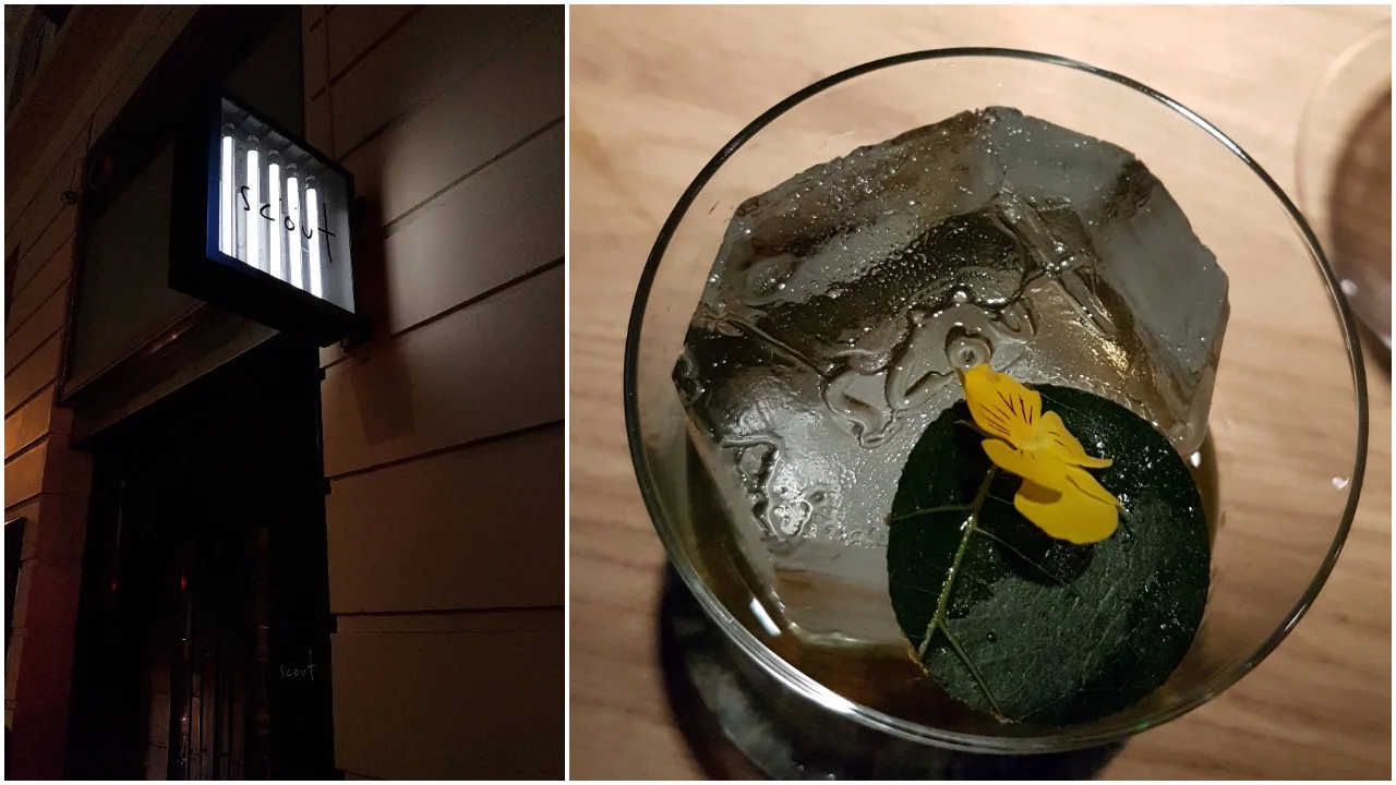 Left: The Entrance; Right: Fig leaf