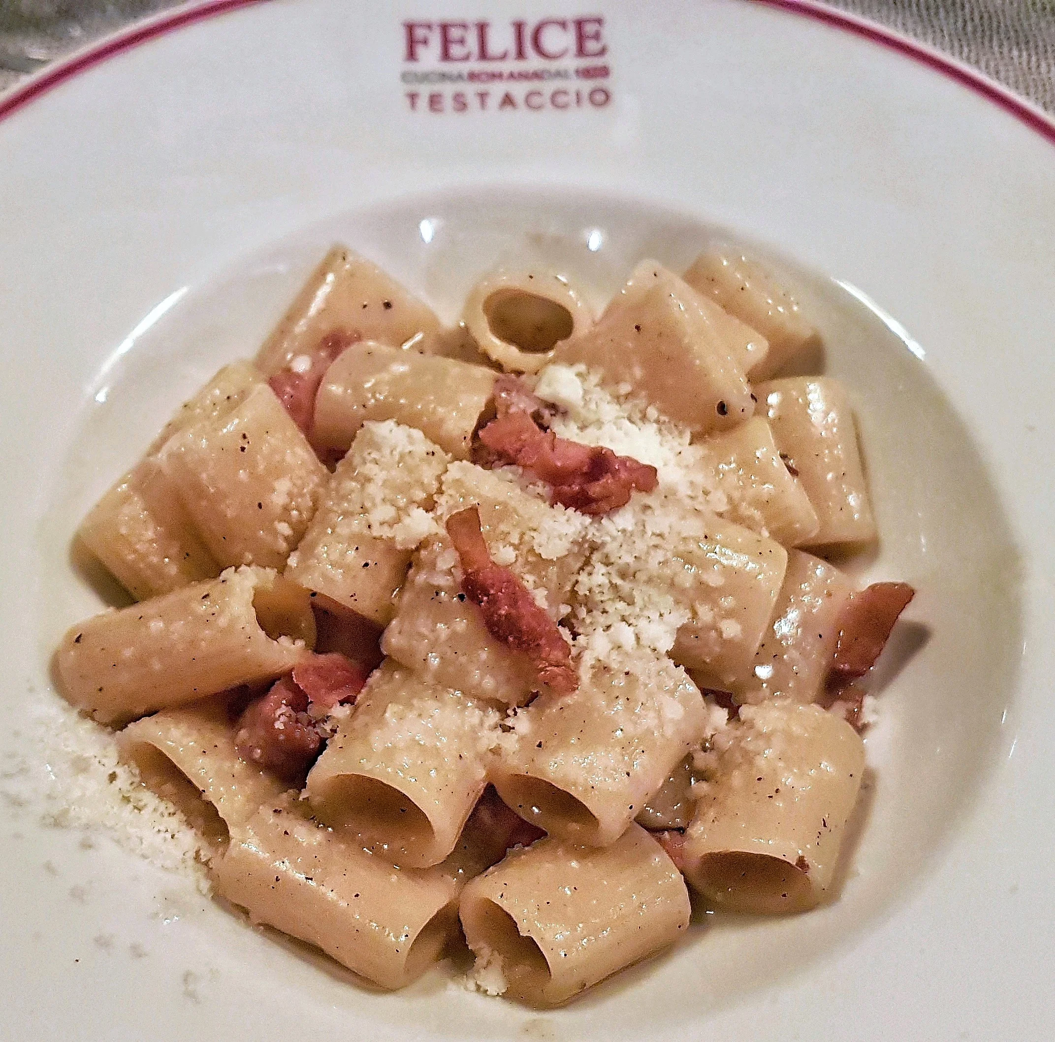mezze maniche alla gricia