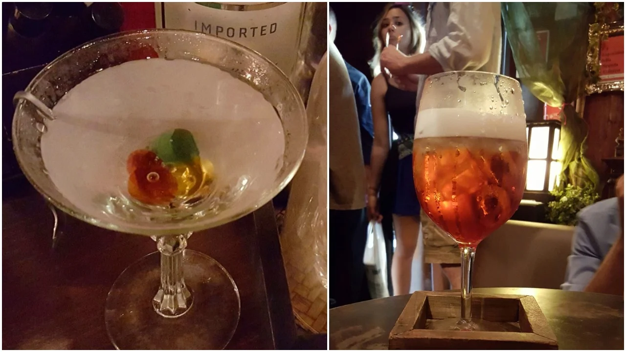 Mondrian Martini and Negroni Vellutato