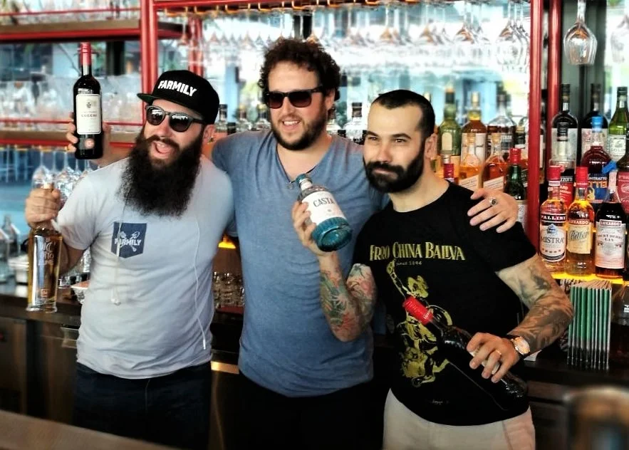 Benjamin, Shane and Diego at Caffe Fernet