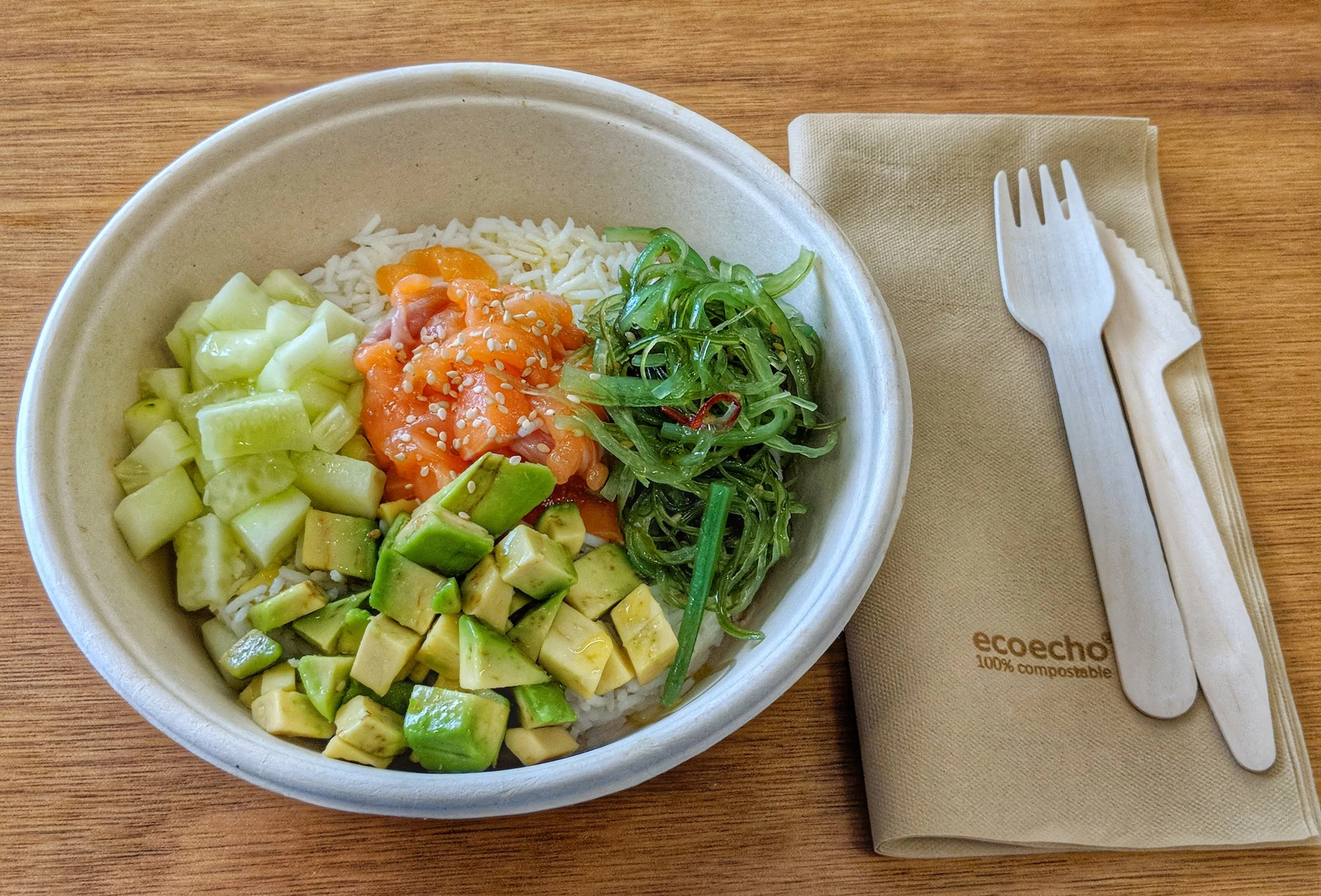 Salmon poke