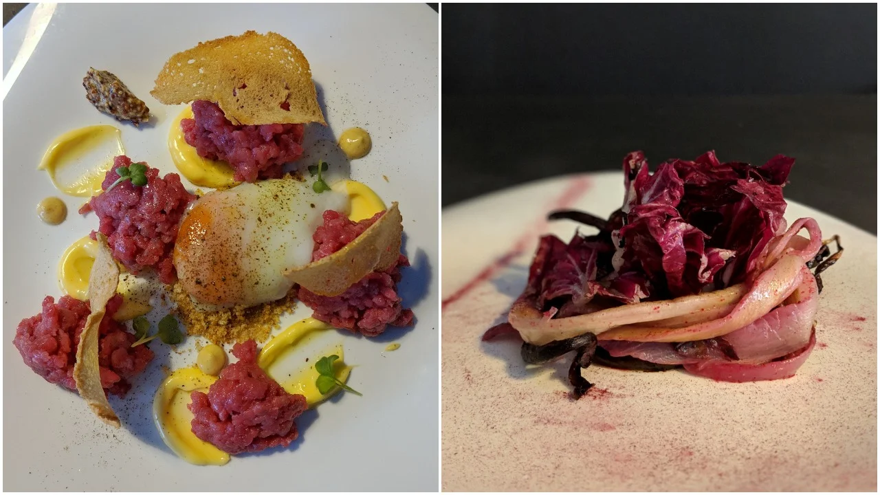 La tartare Francese e “radicchio radicchio”