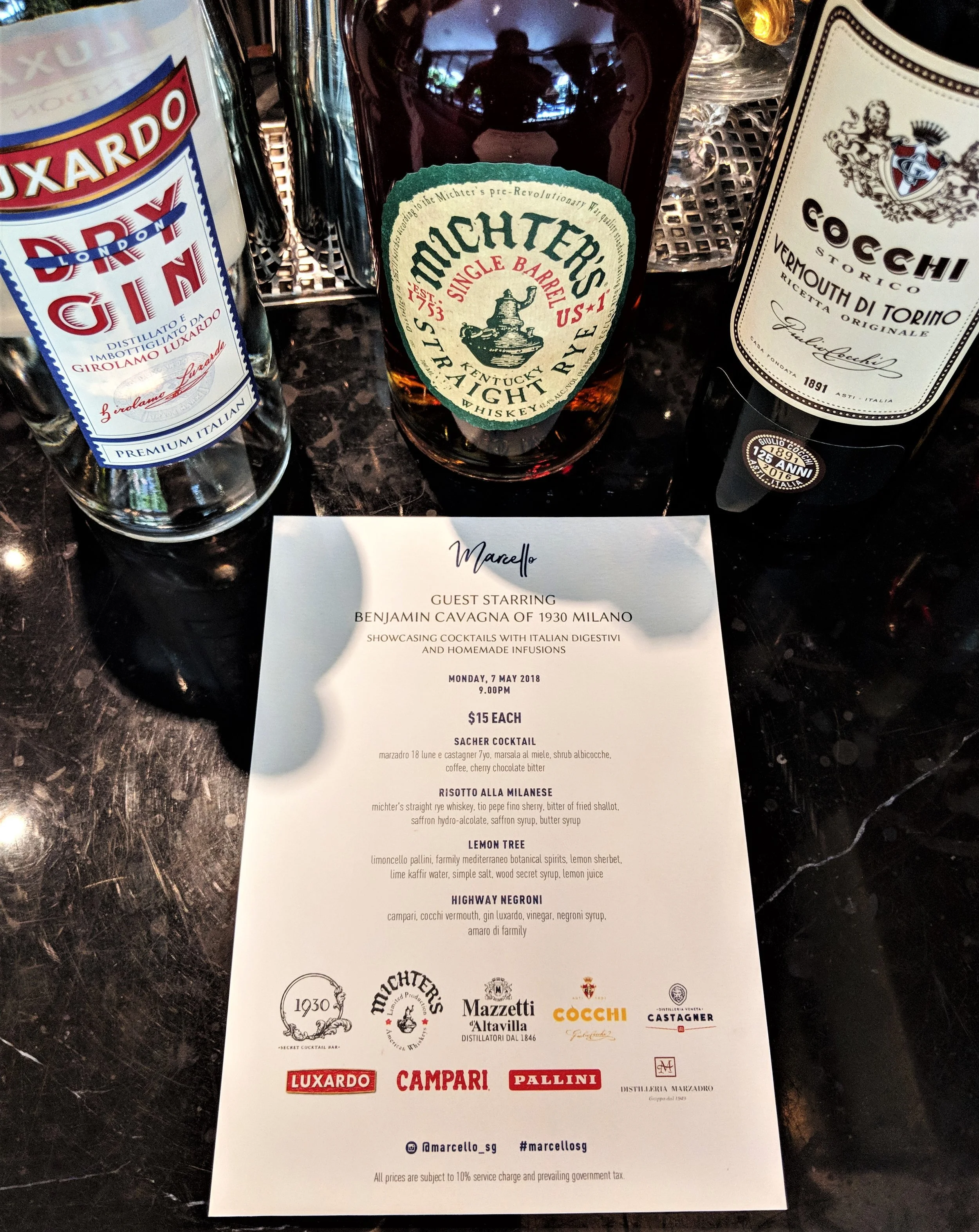 "The flavors of italy" in Singapore