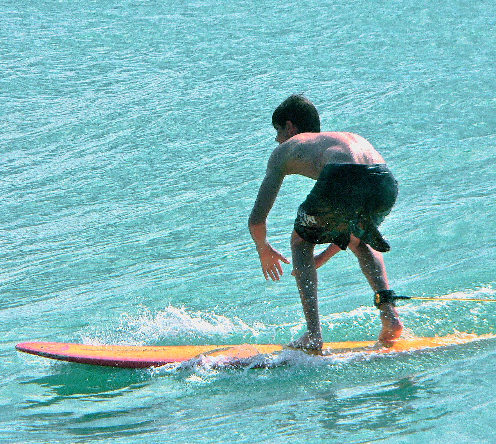 Seth Koller surfing Turtle Bay Hawaii