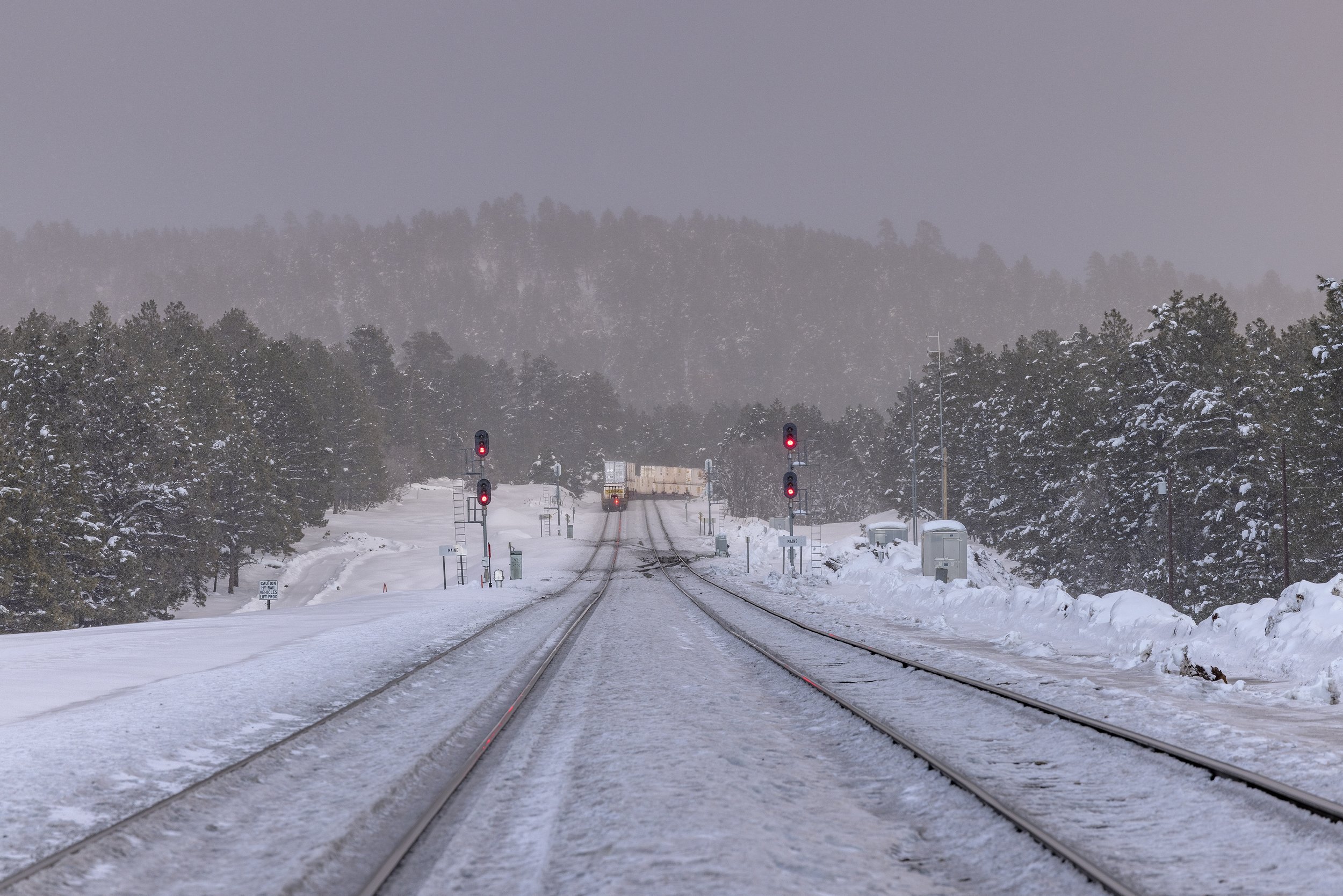  BNSF Railroad. Maine, Arizona. January 23, 2023 