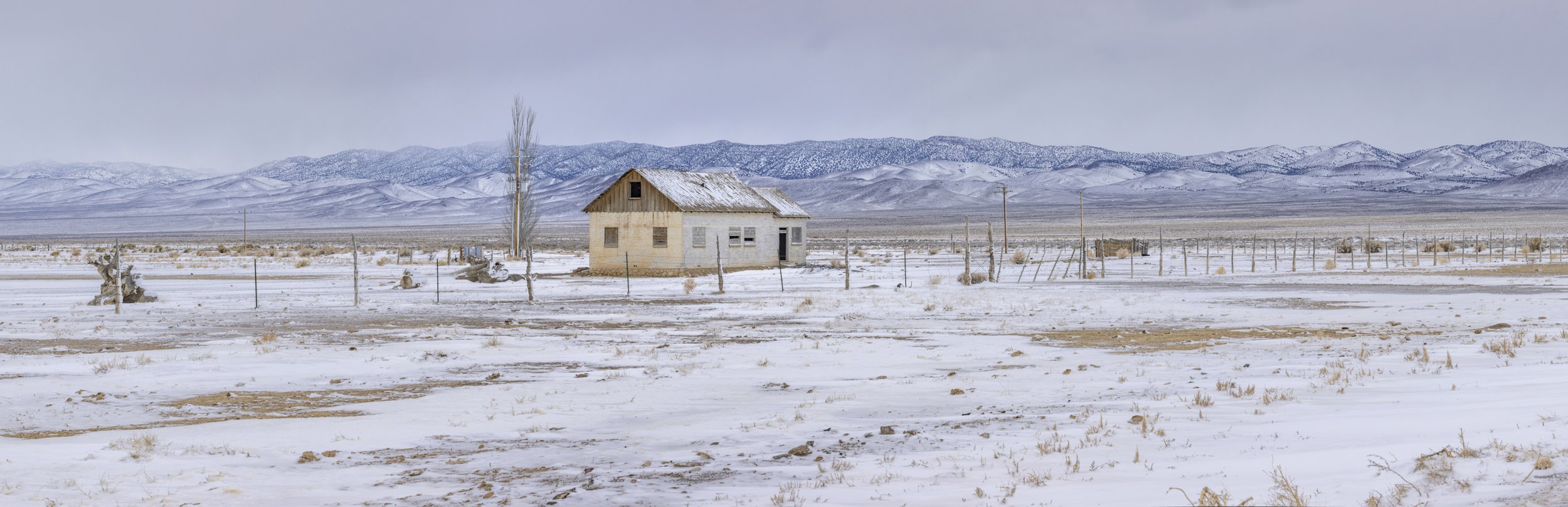   Nevada Highway 379. Duckwater Indian Reservation. February 24, 2024  