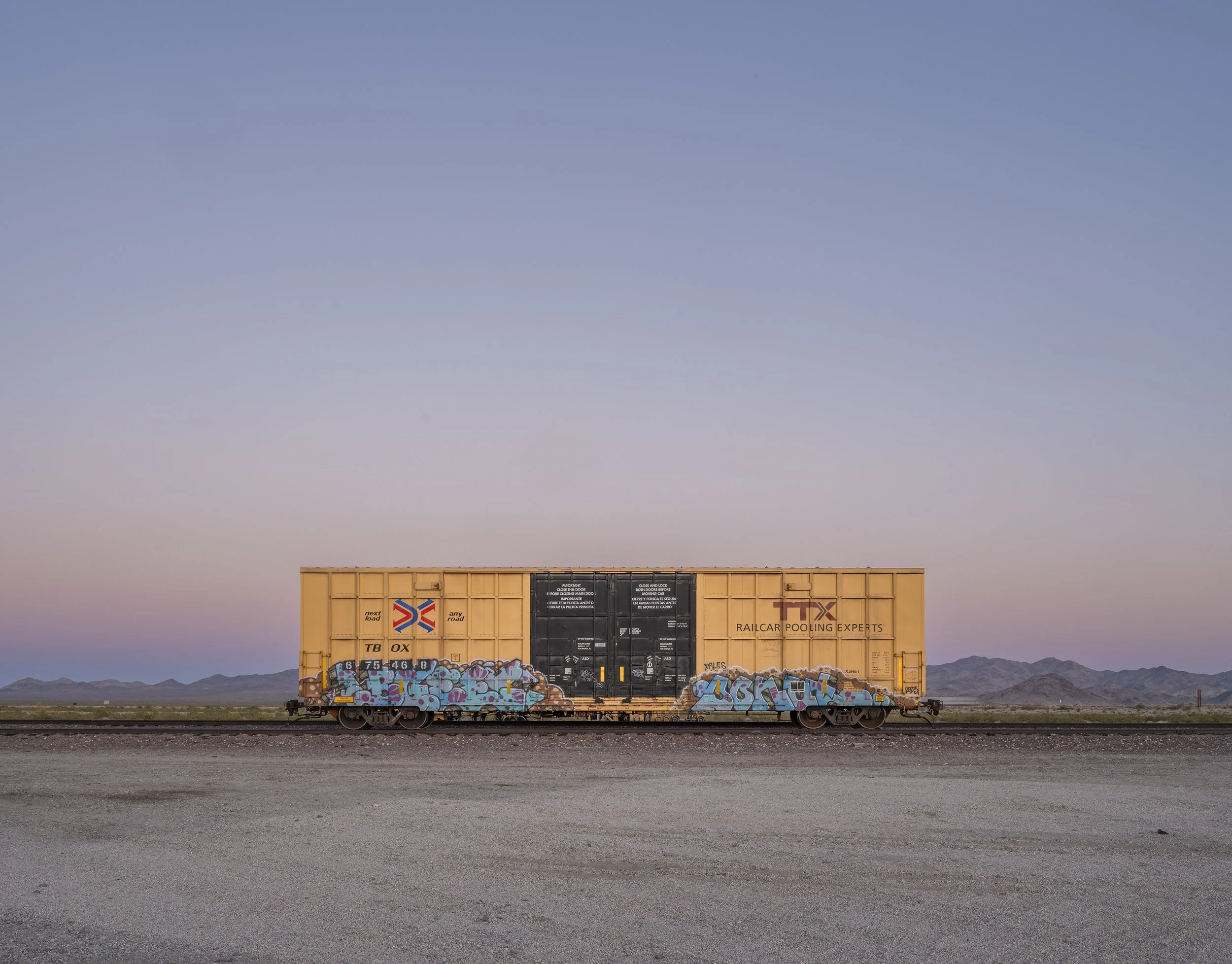 Boxcar. Fenner, California. June 10, 2026