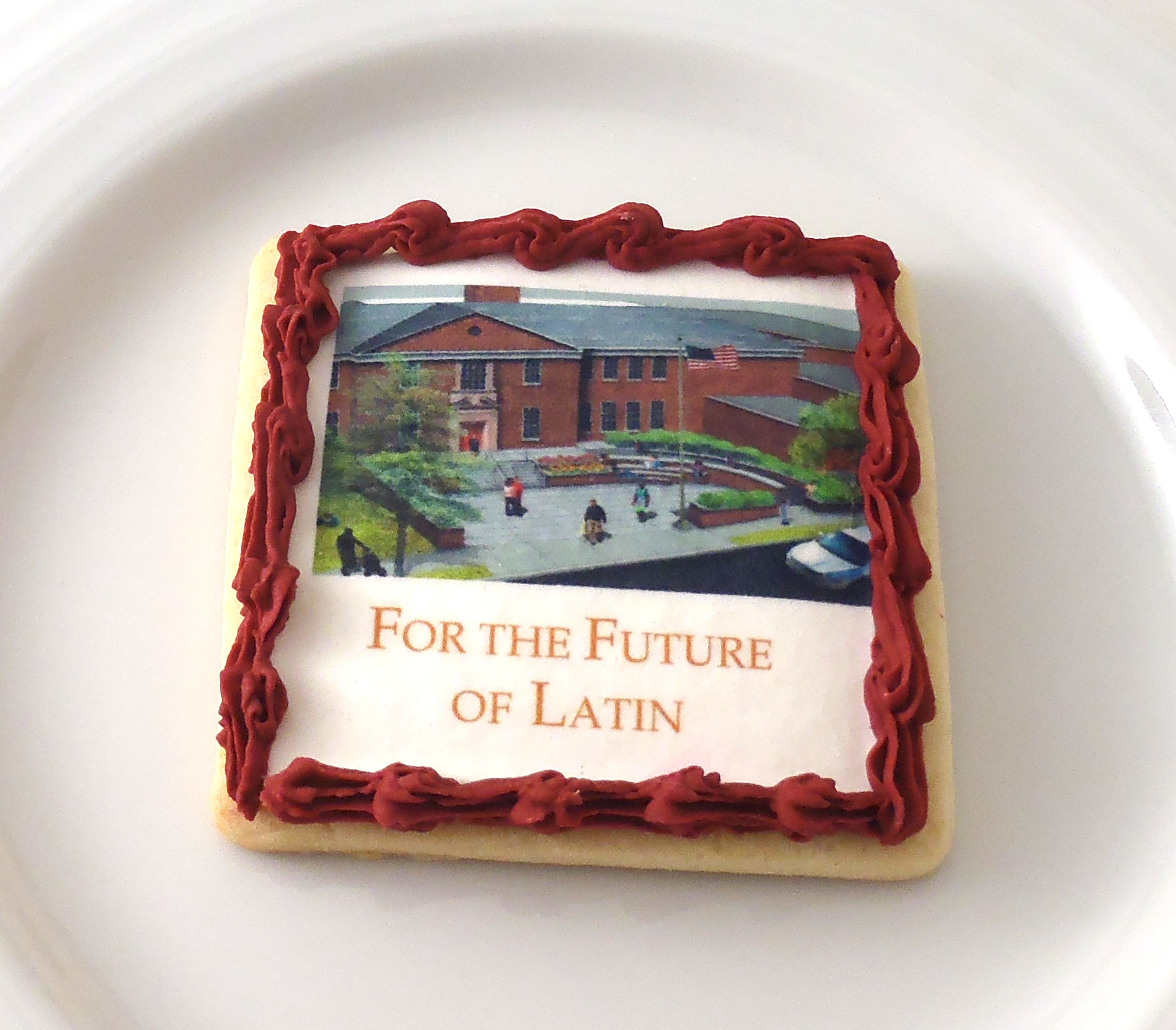 Cookies for a school fundraising for a new building