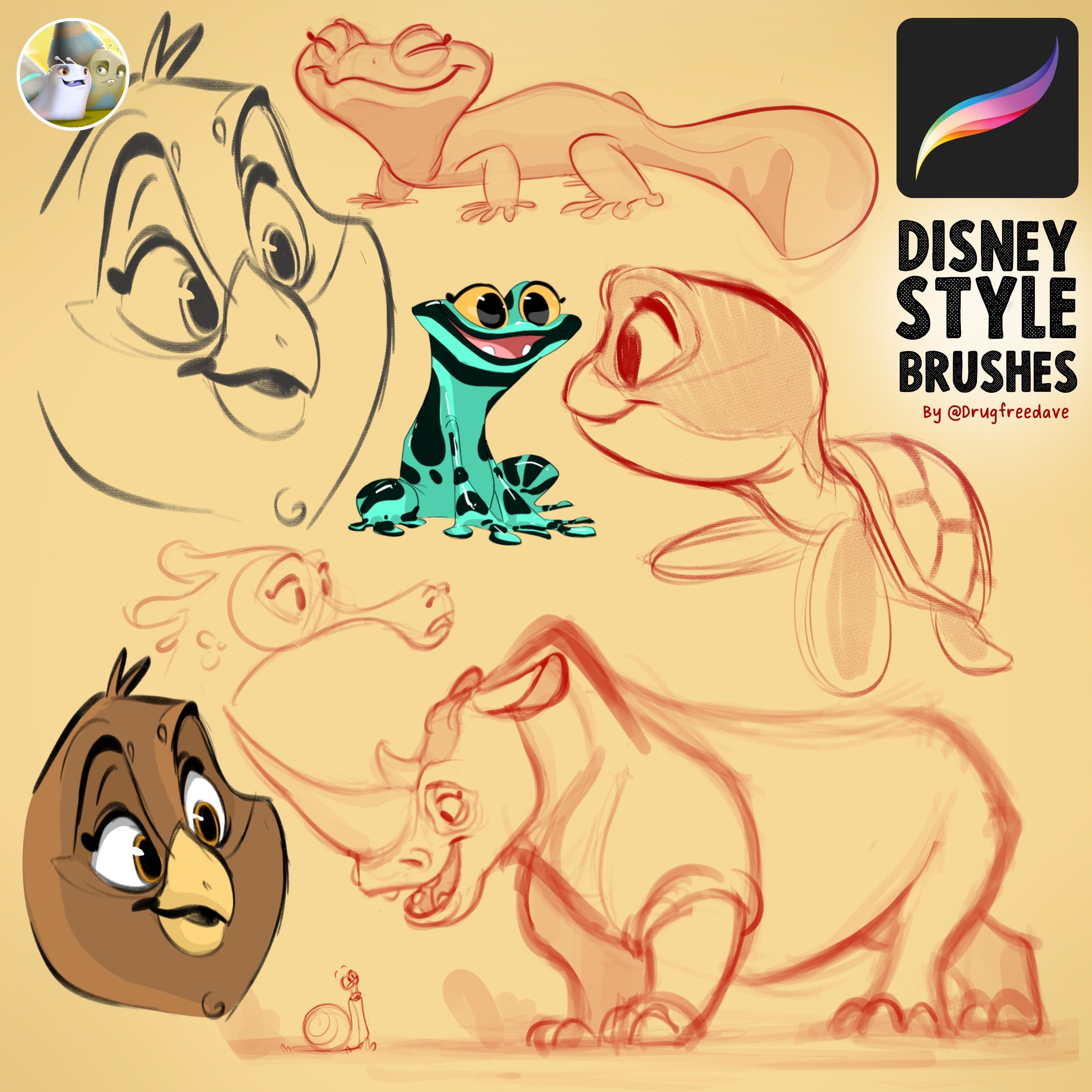 Disney Style Brushes